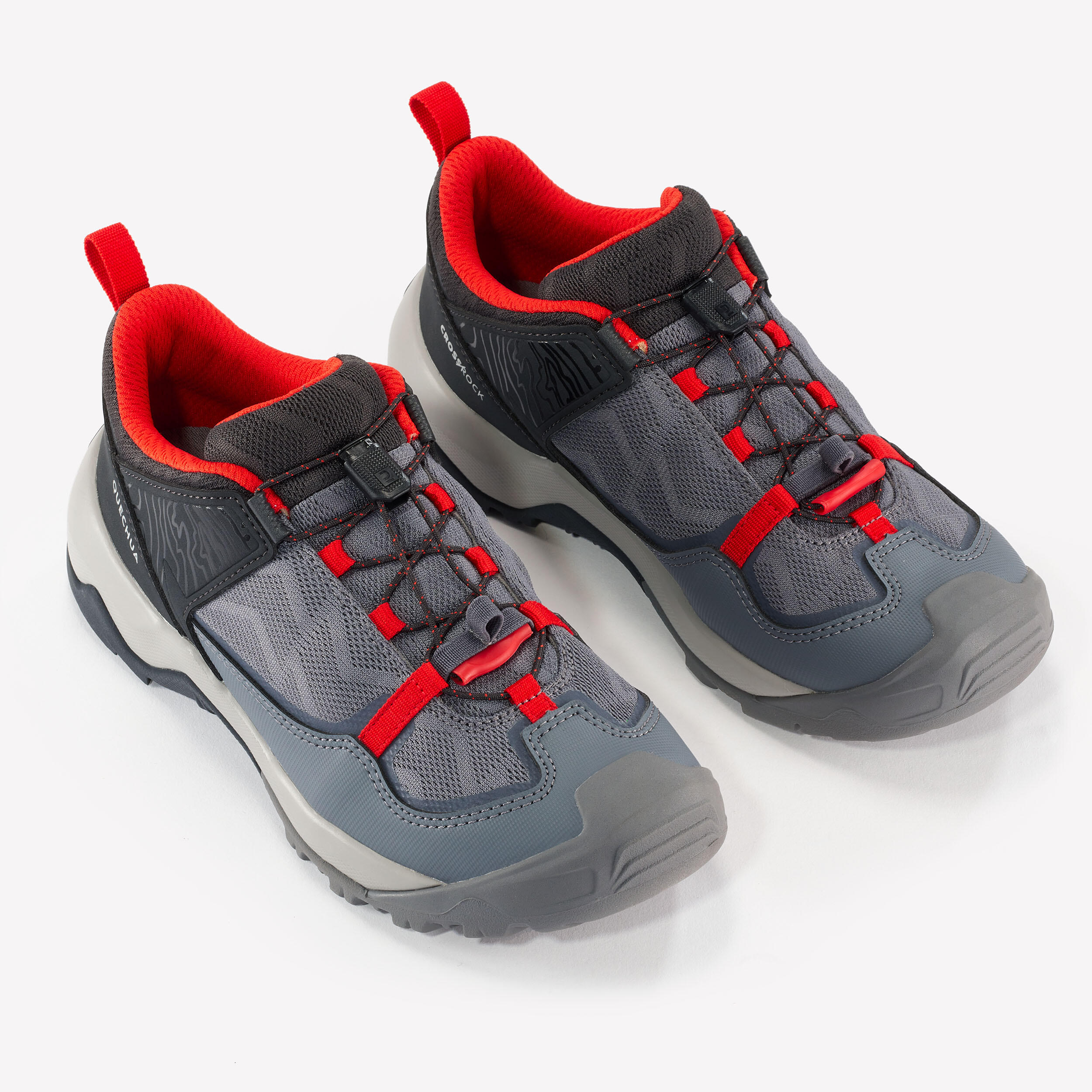 Kidsâ Quick-Lacing Hiking Shoes - Crossrock