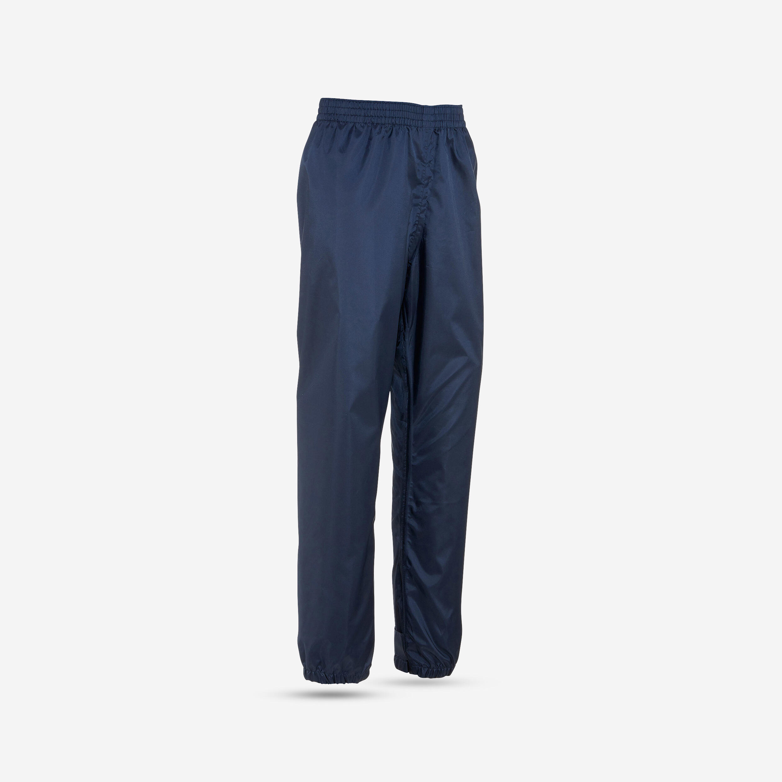 Kidsâ Hiking Rain Pants - MHÂ 100 Blue