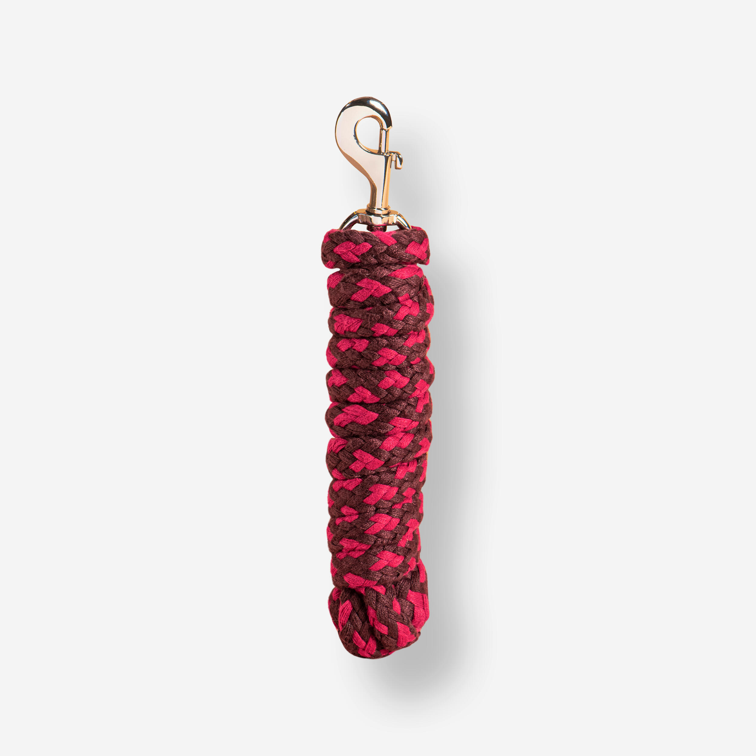 Horse Riding Leadrope Tack for Horse & Pony 2 m - Burgundy/Pink