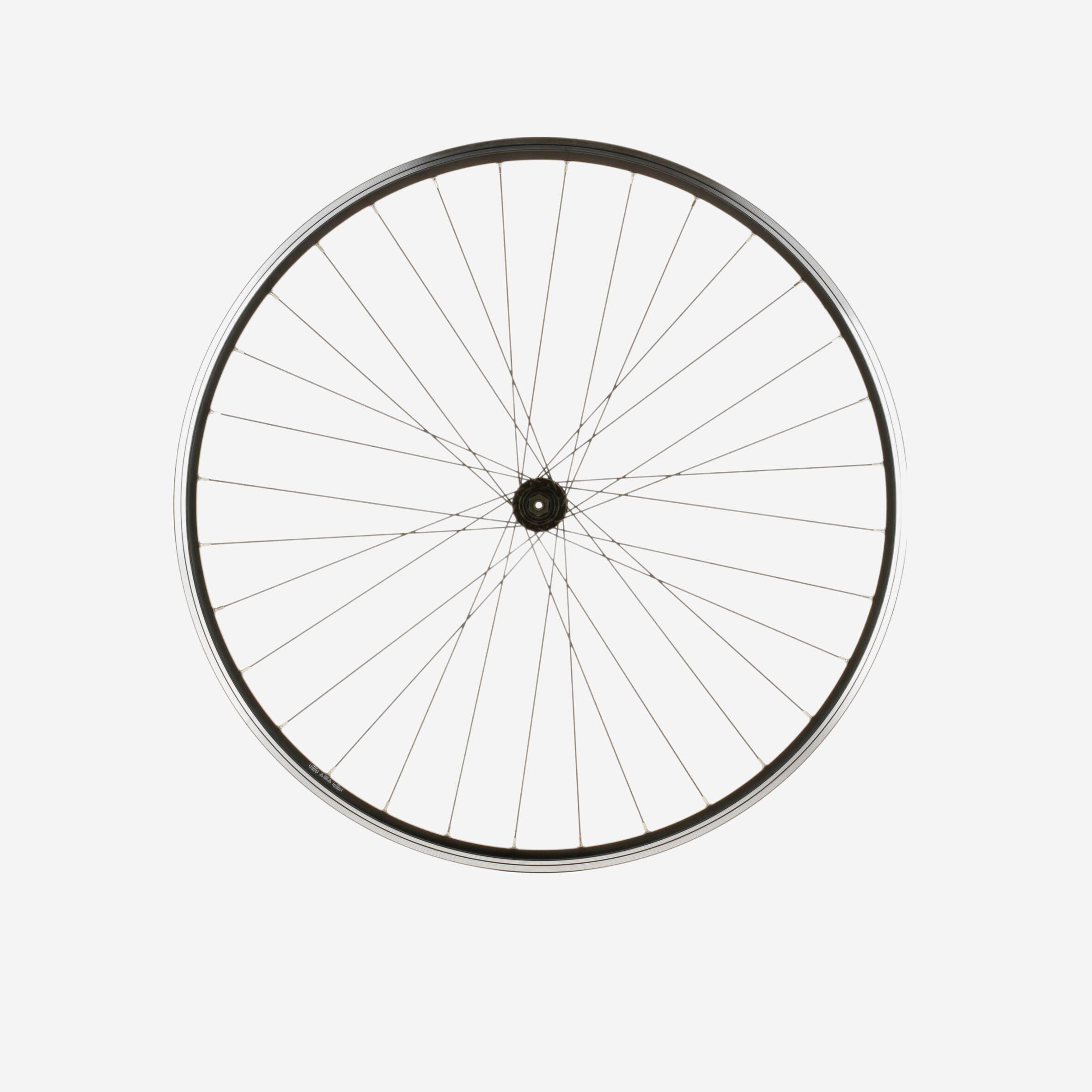 28" Double Wall Trekking Front Wheel - Black