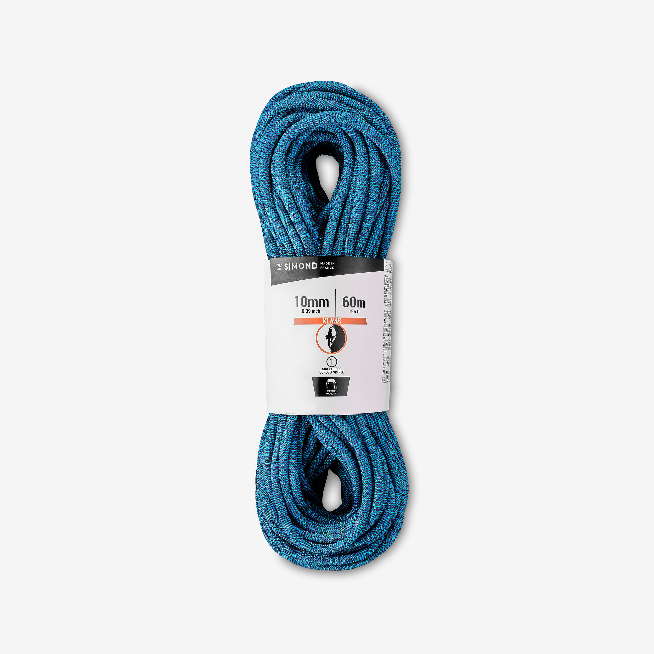 10 mm x 60 m Climbing Rope - Klimb