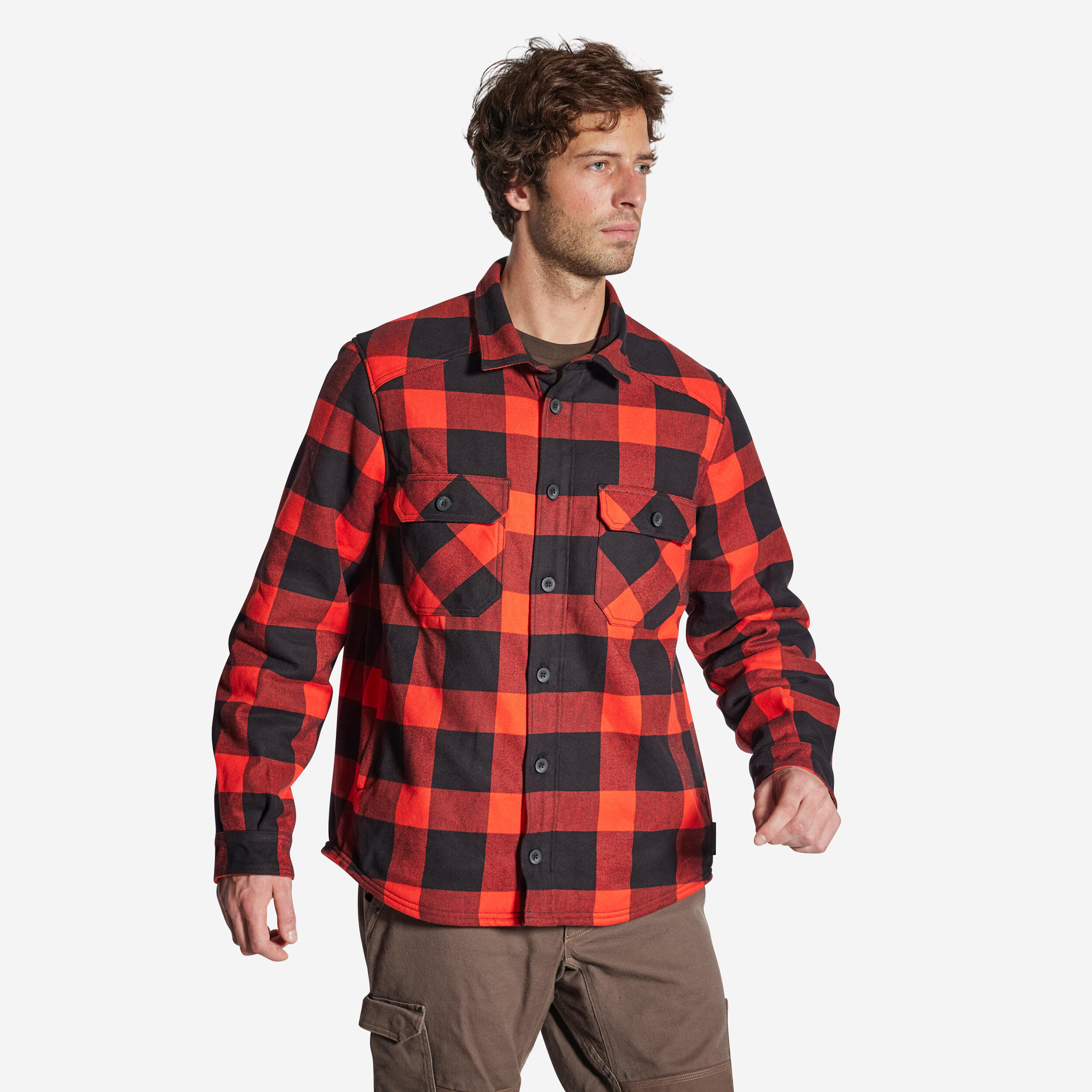 Warm shirt Sherpa Jacket - 500 Red