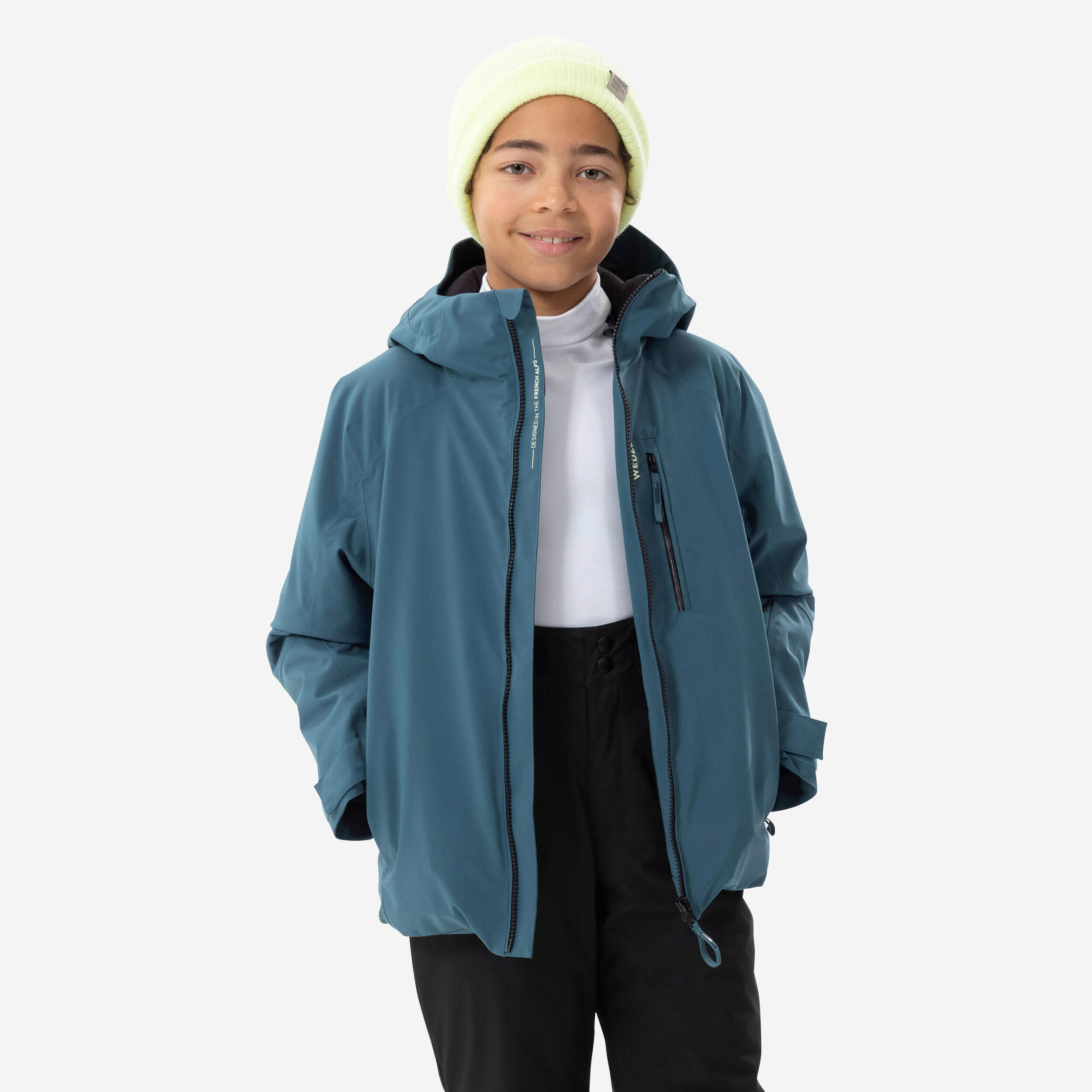Kidsâ Warm and Waterproof Ski Jacket, 500 Age 6â14