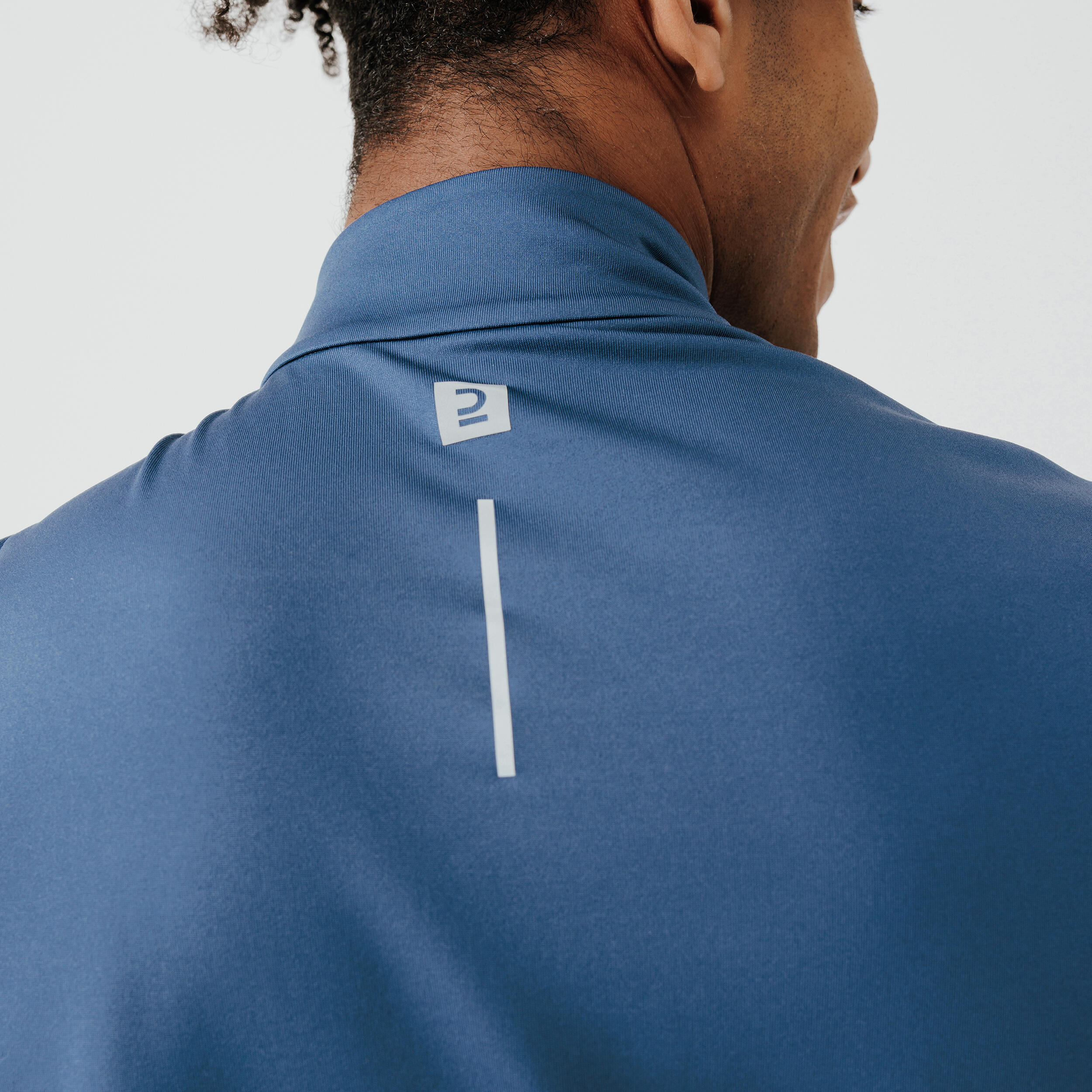 Men's Long-Sleeved Half-Zip Running Shirt  â Run 100