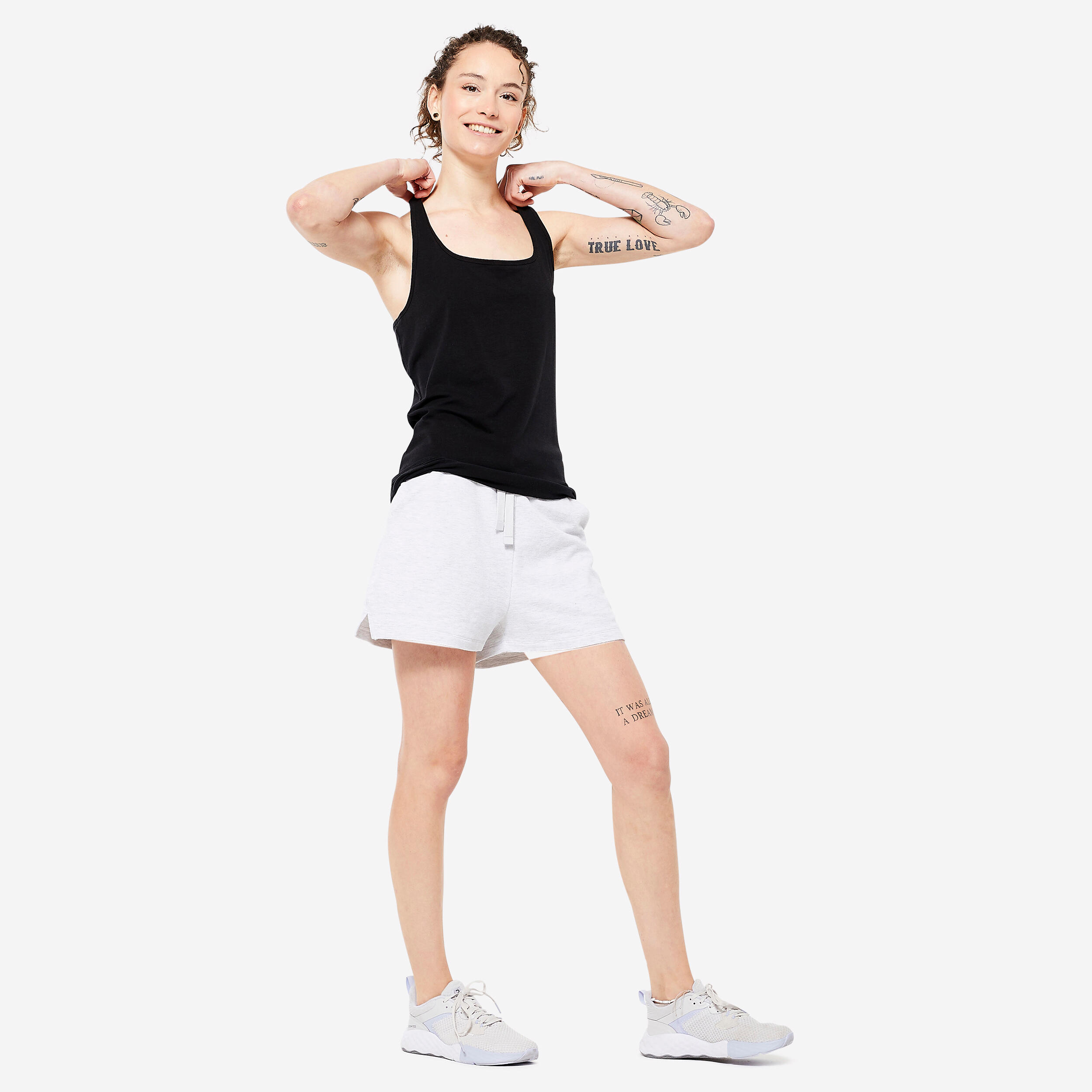 Womenâs Slim-Fit Racerback Fitness Tank Top, 500