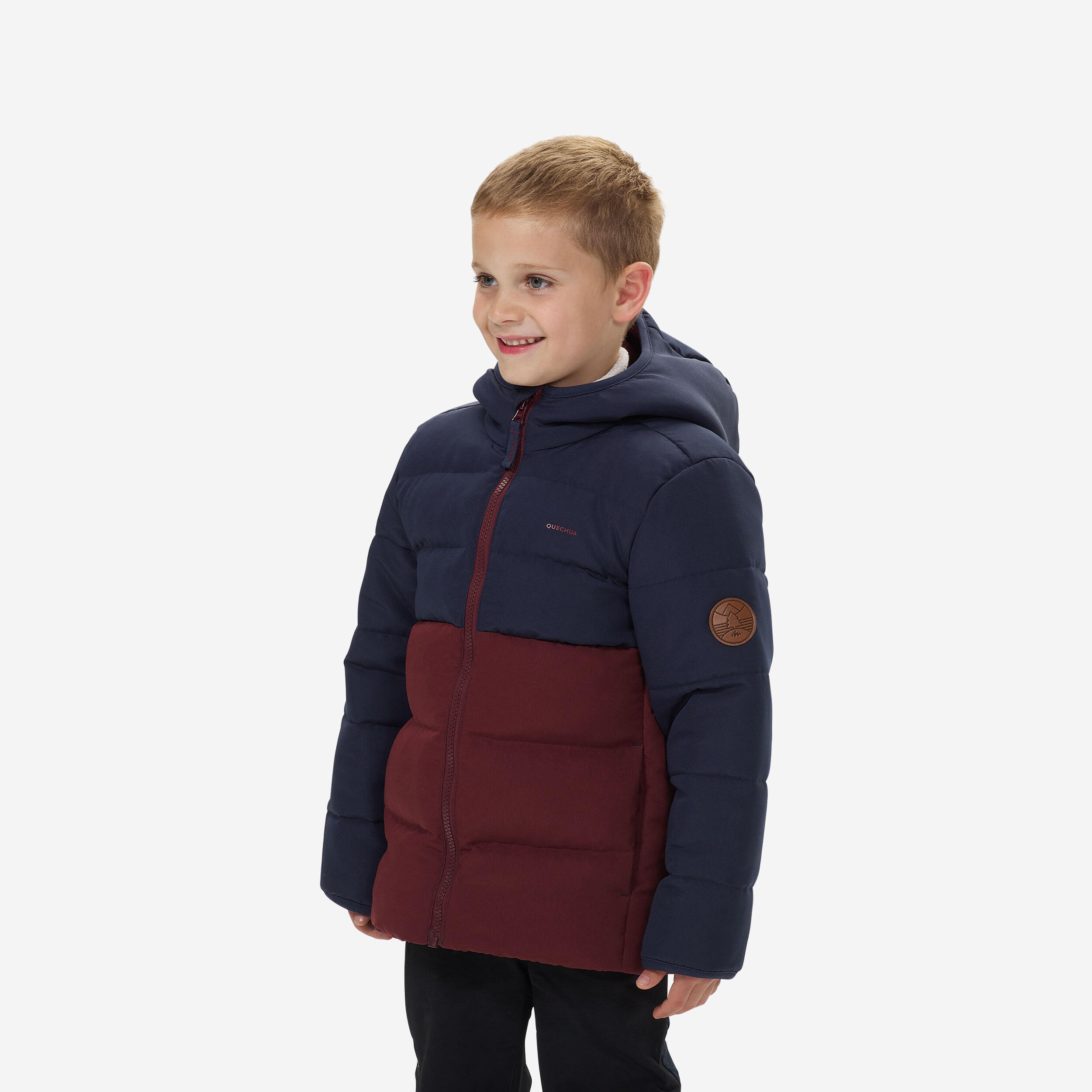 Kidsâ Padded Hiking Jacket, NH 500 Age 2â6