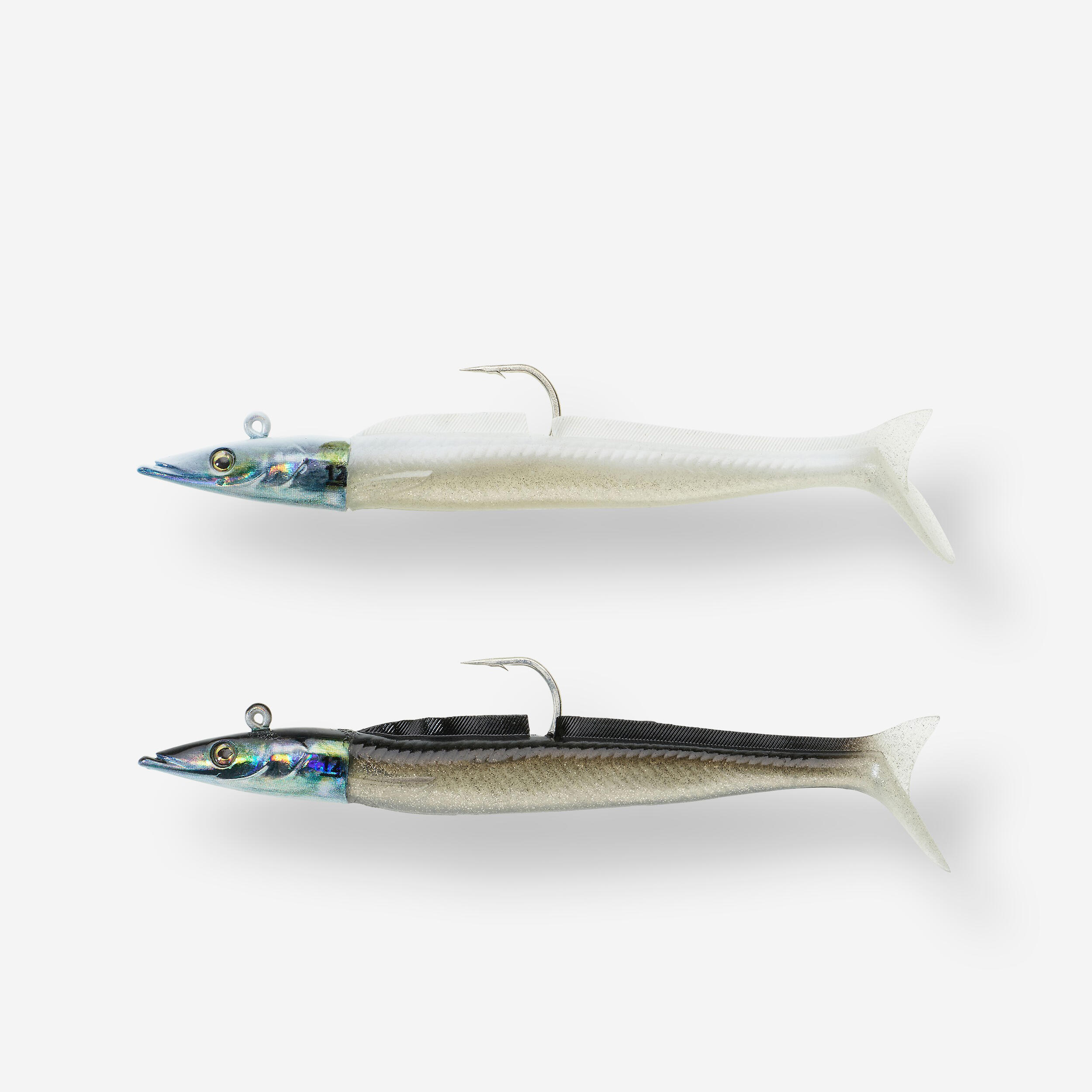 Supple Lures Sand Eel 12 g - Eelo Combo 110 Black/White