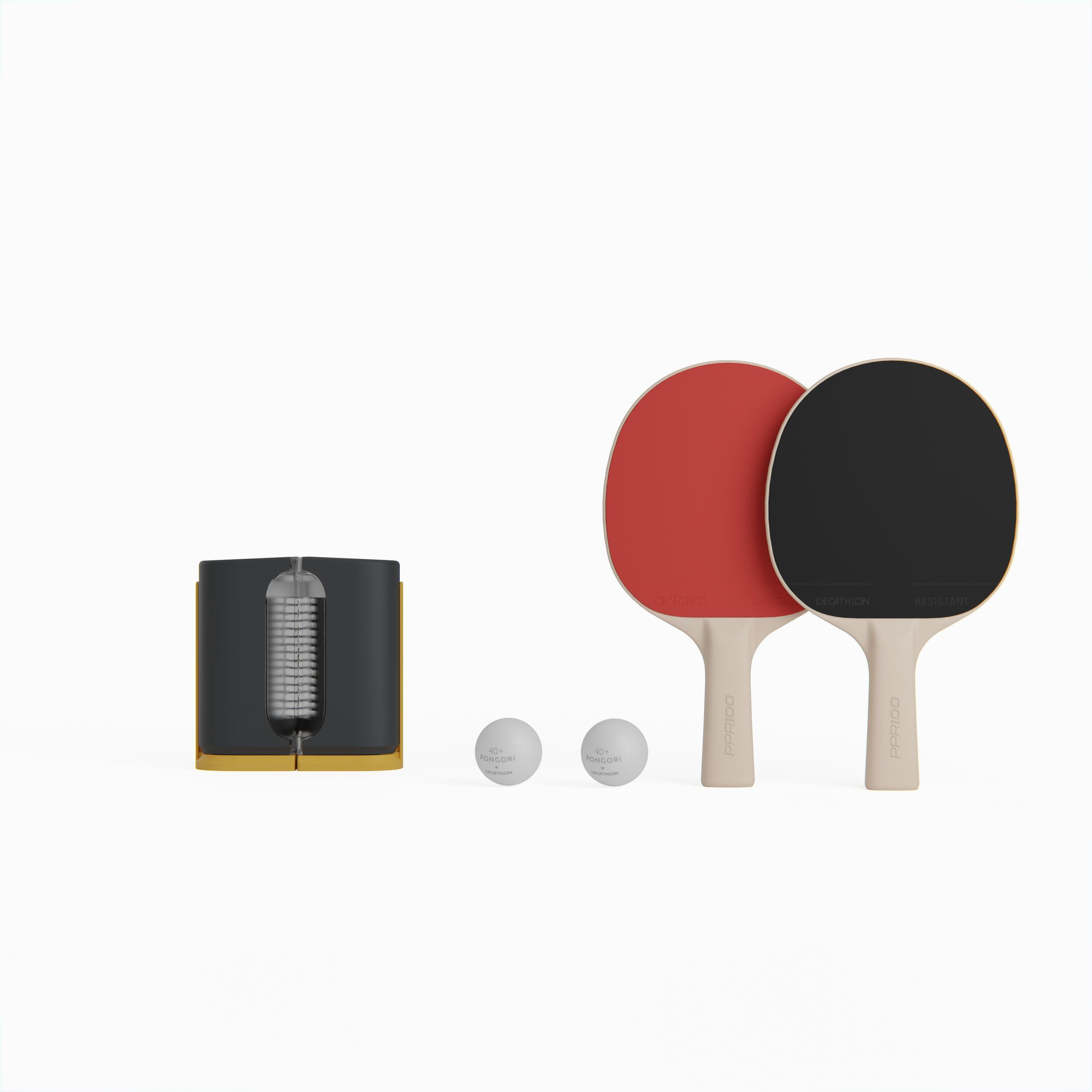 Set of 2 Paddles + 2 Balls for Small Tables â Rollnet