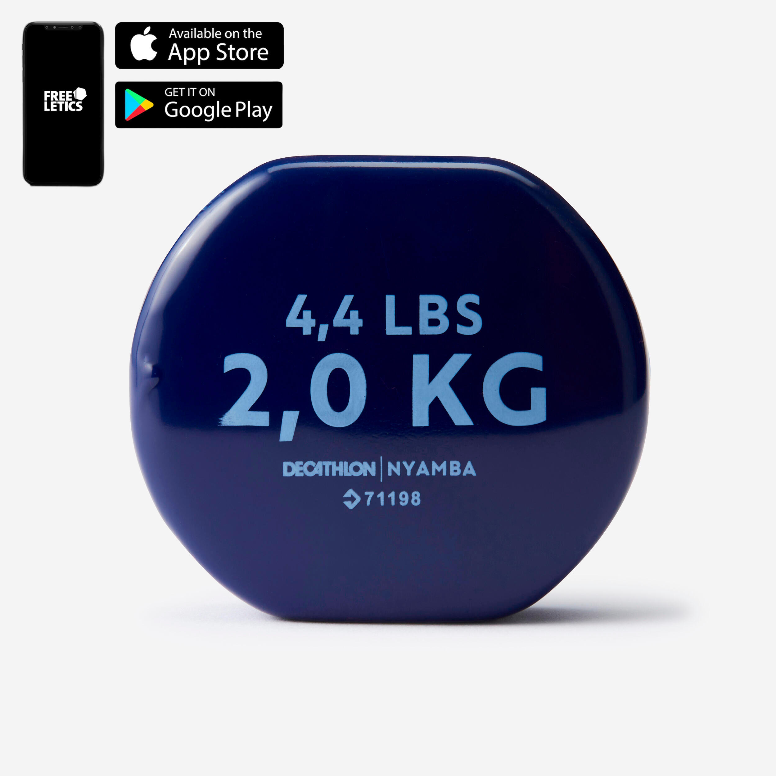 Dumbbells Twin-Pack, 2 kg