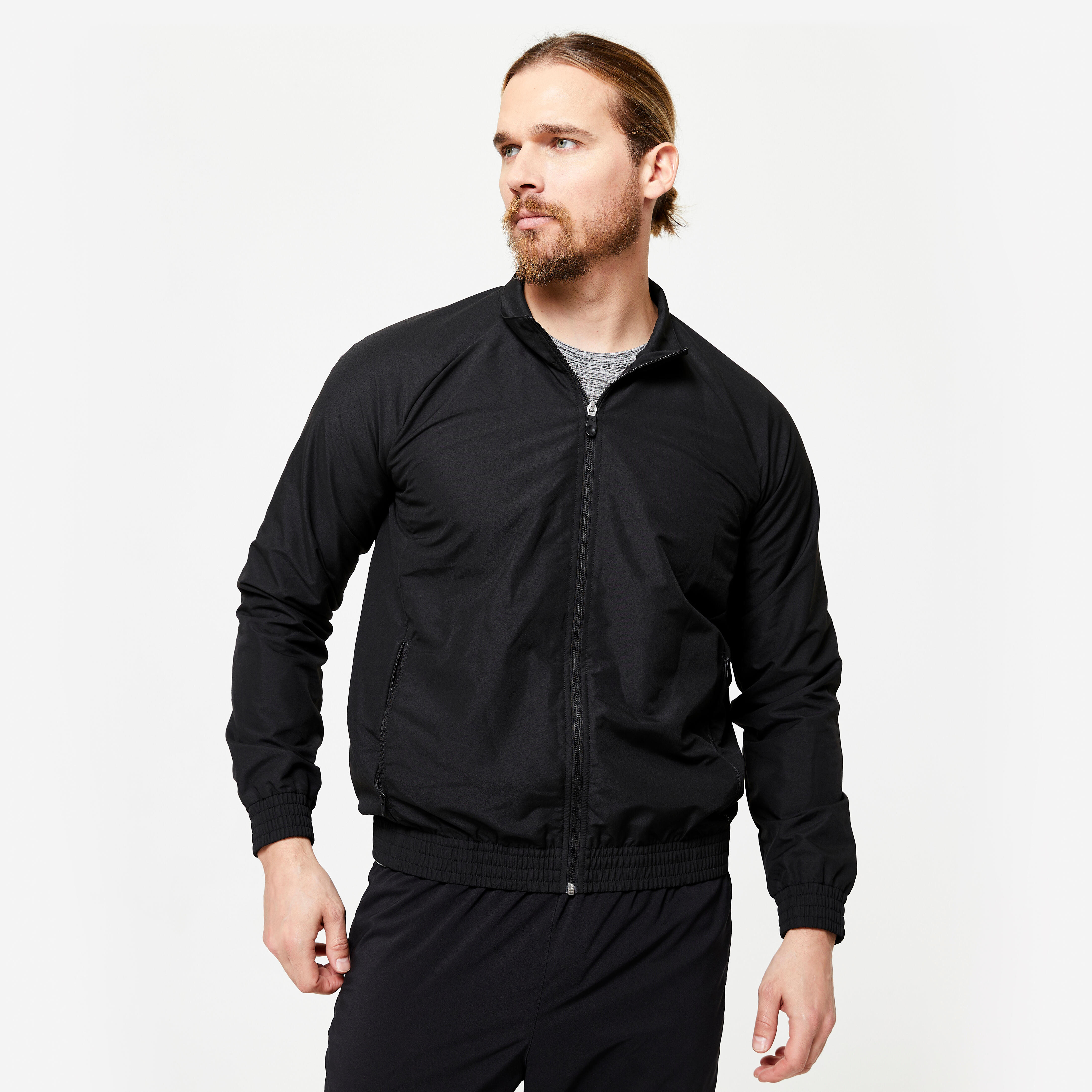Menâs Fitness Jacket - Black