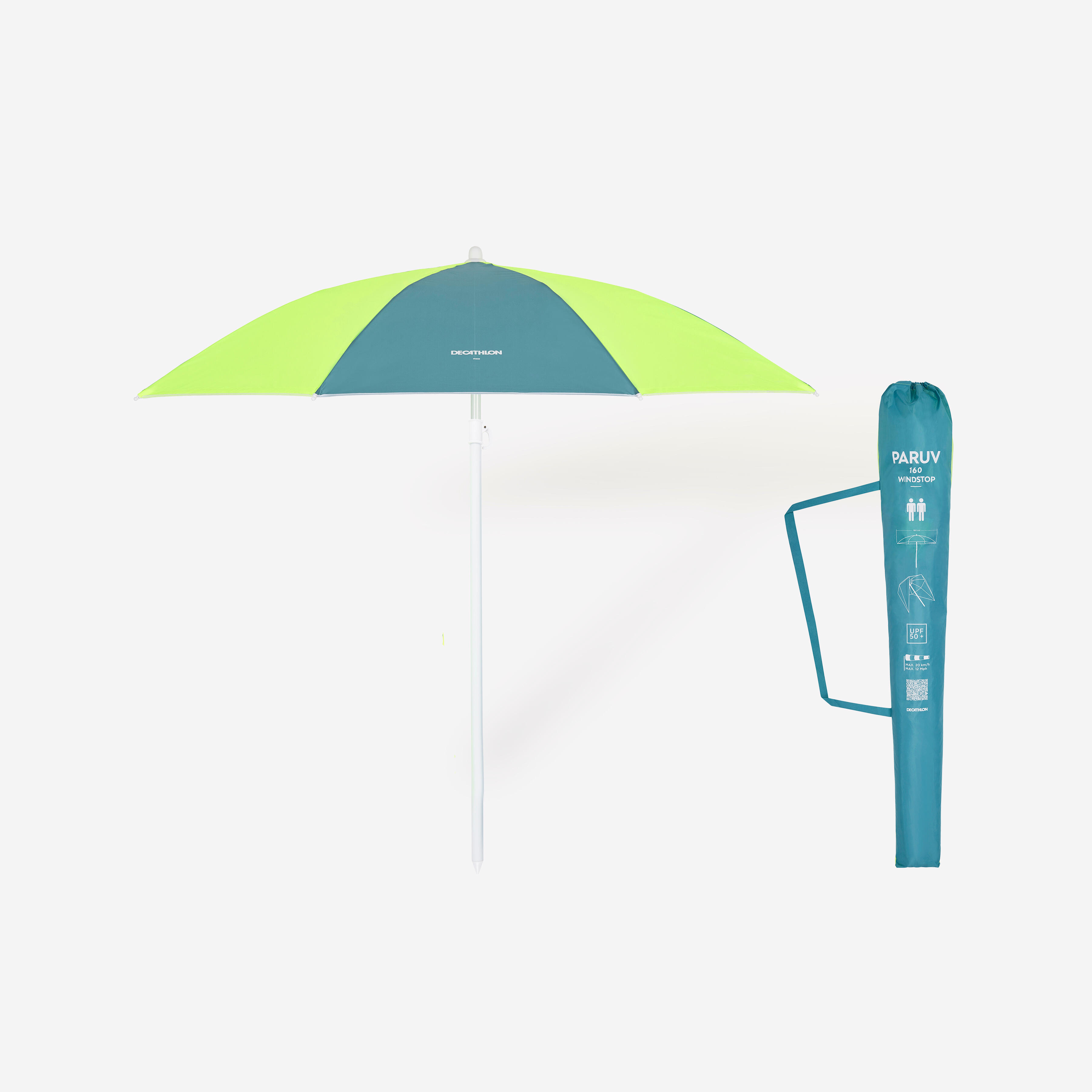 2-Person UPF 50+ Beach Umbrella â Paruv 160