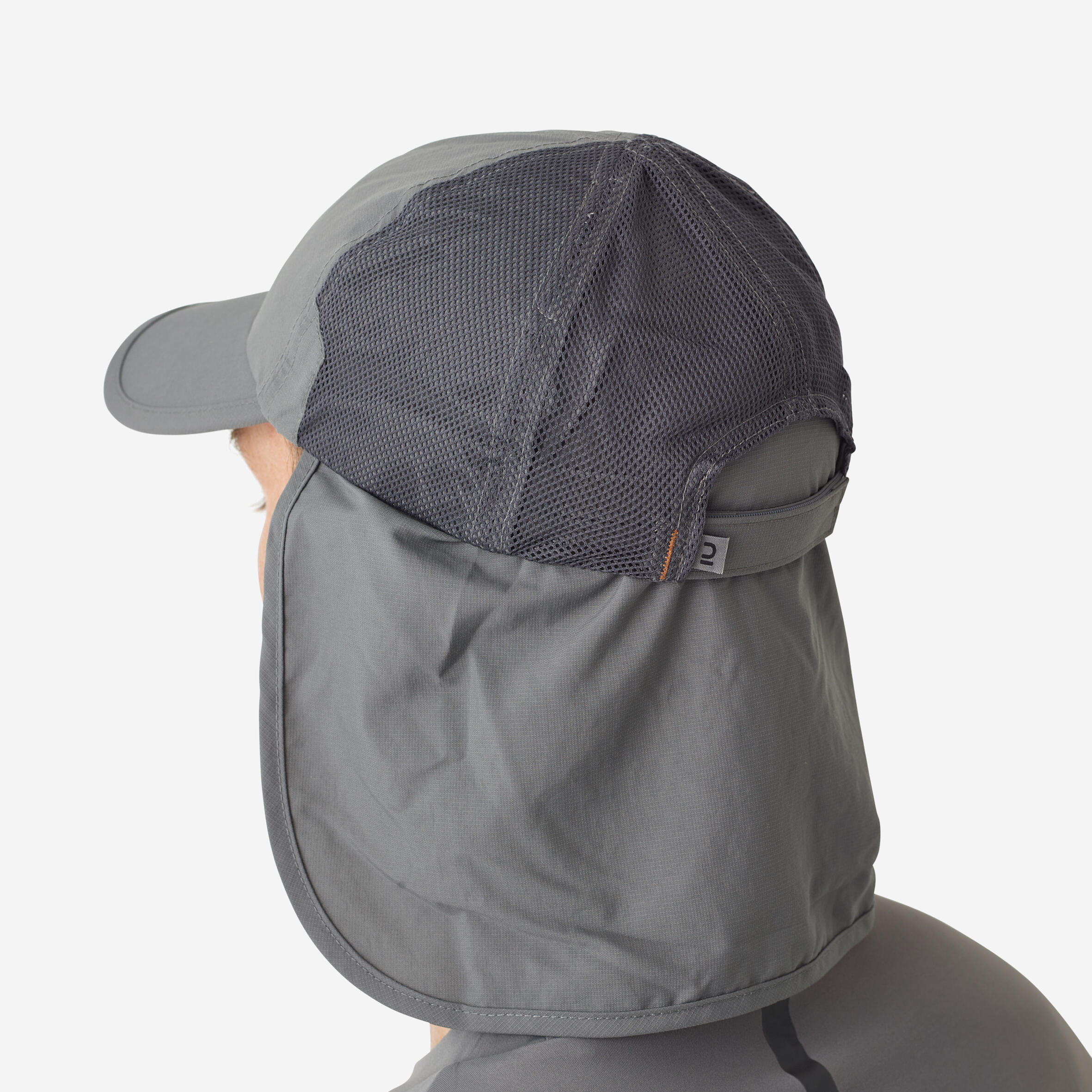 Folding Fishing Cap - FC 500 W Grey