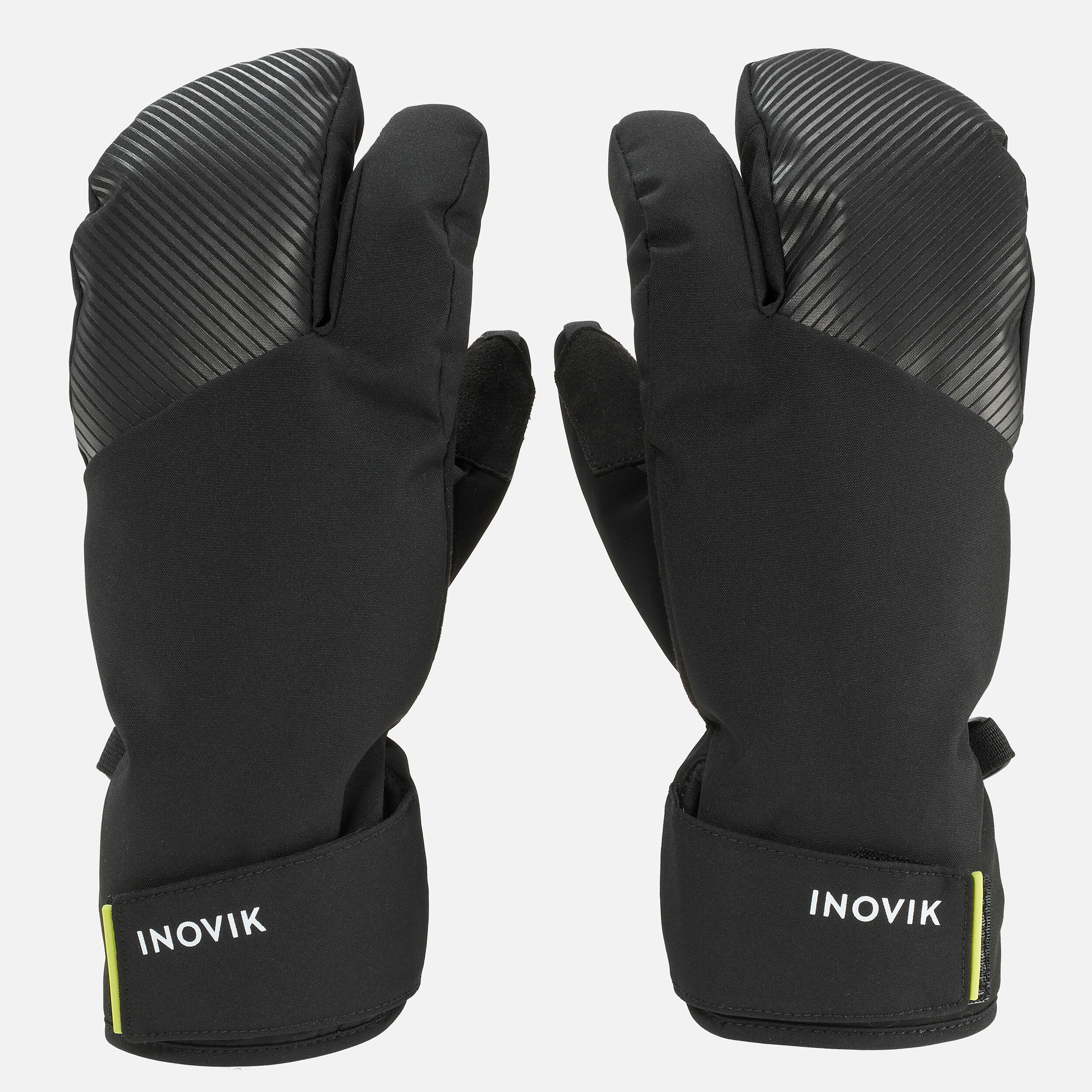 Kids' cross-country skiing warm gloves - 500 Black