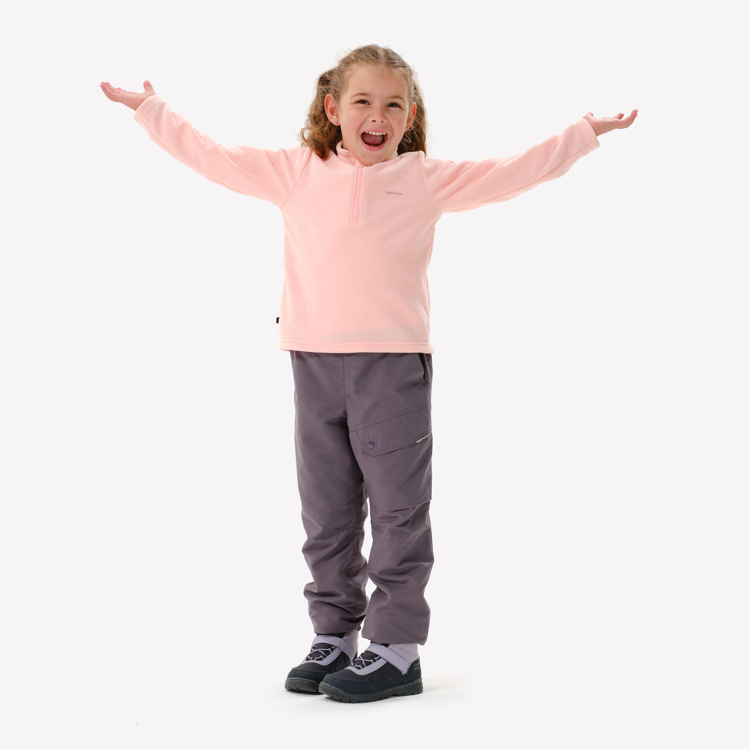 Kids’ Fleece Hiking Sweater - MH 100