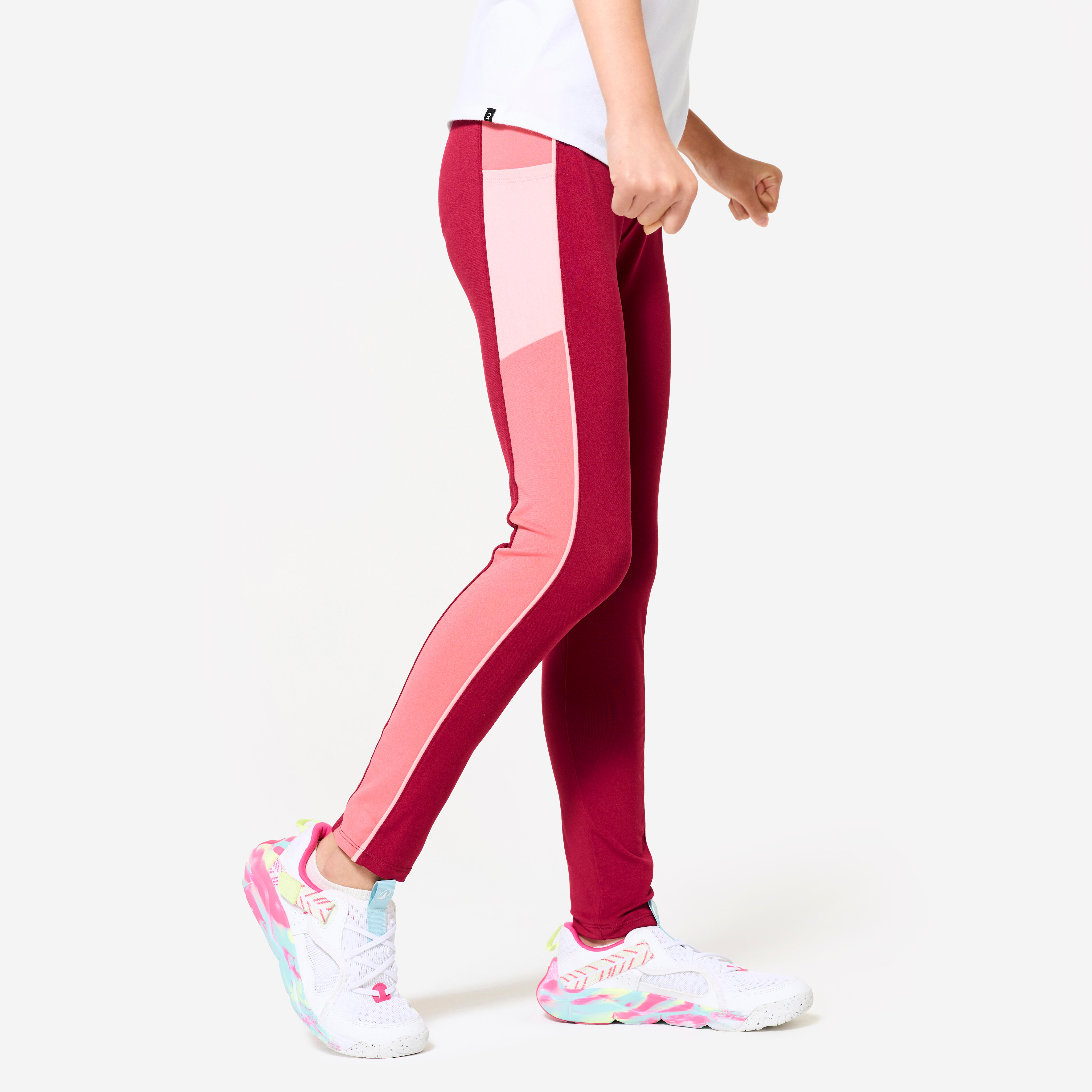 Kids' High-Waisted Leggings - S 500