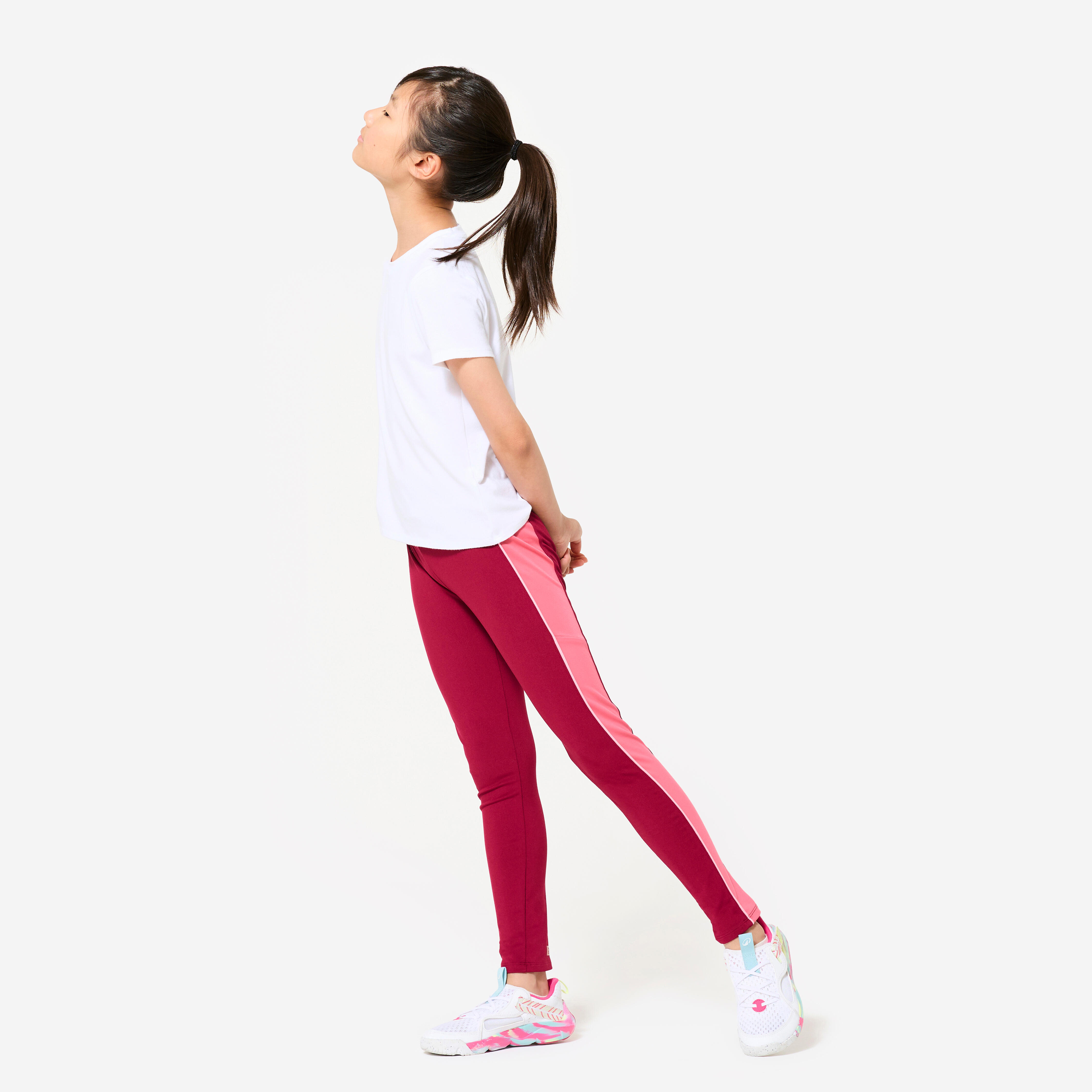 Kids' High-Waisted Leggings - S 500
