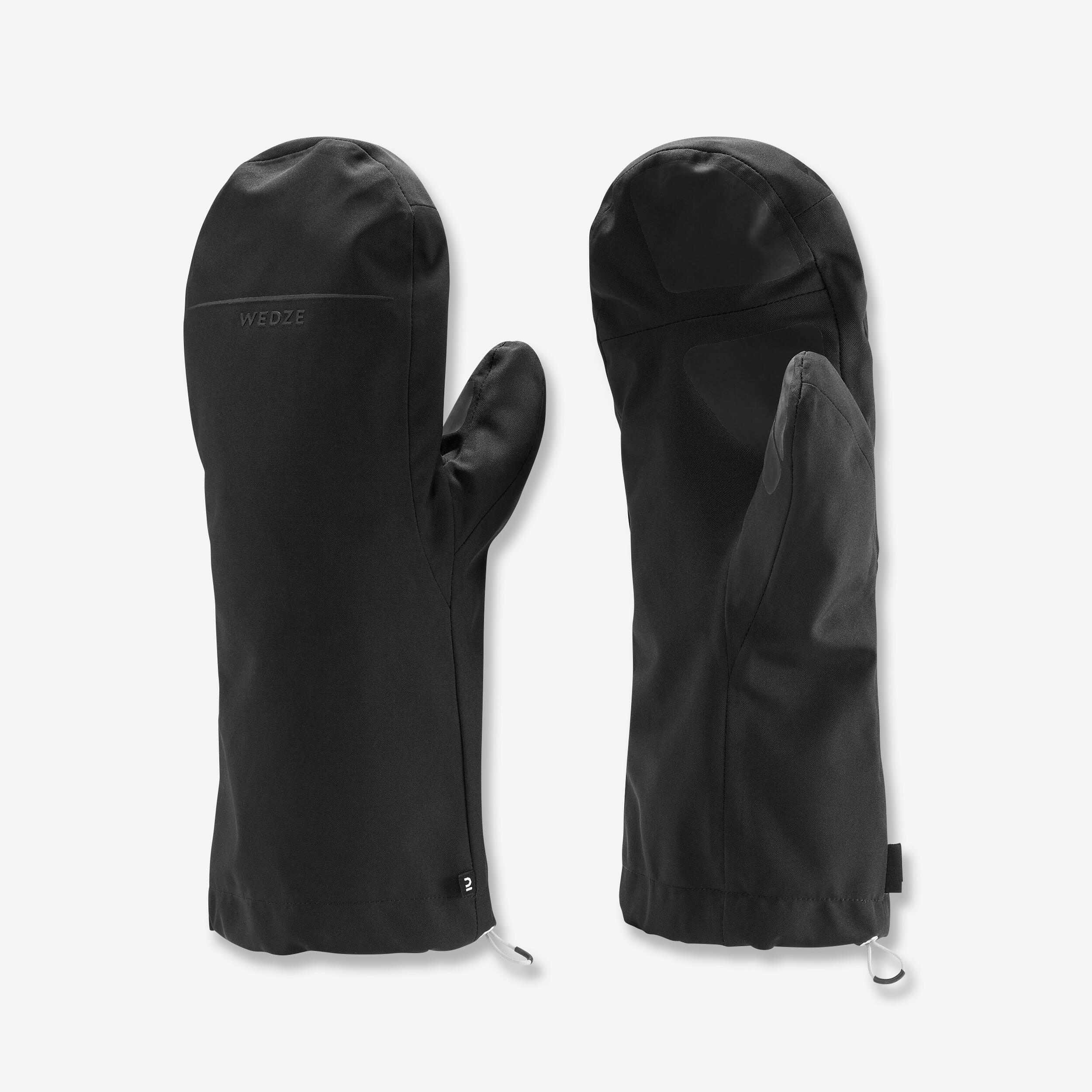 Warm Ski Over-Gloves - Black