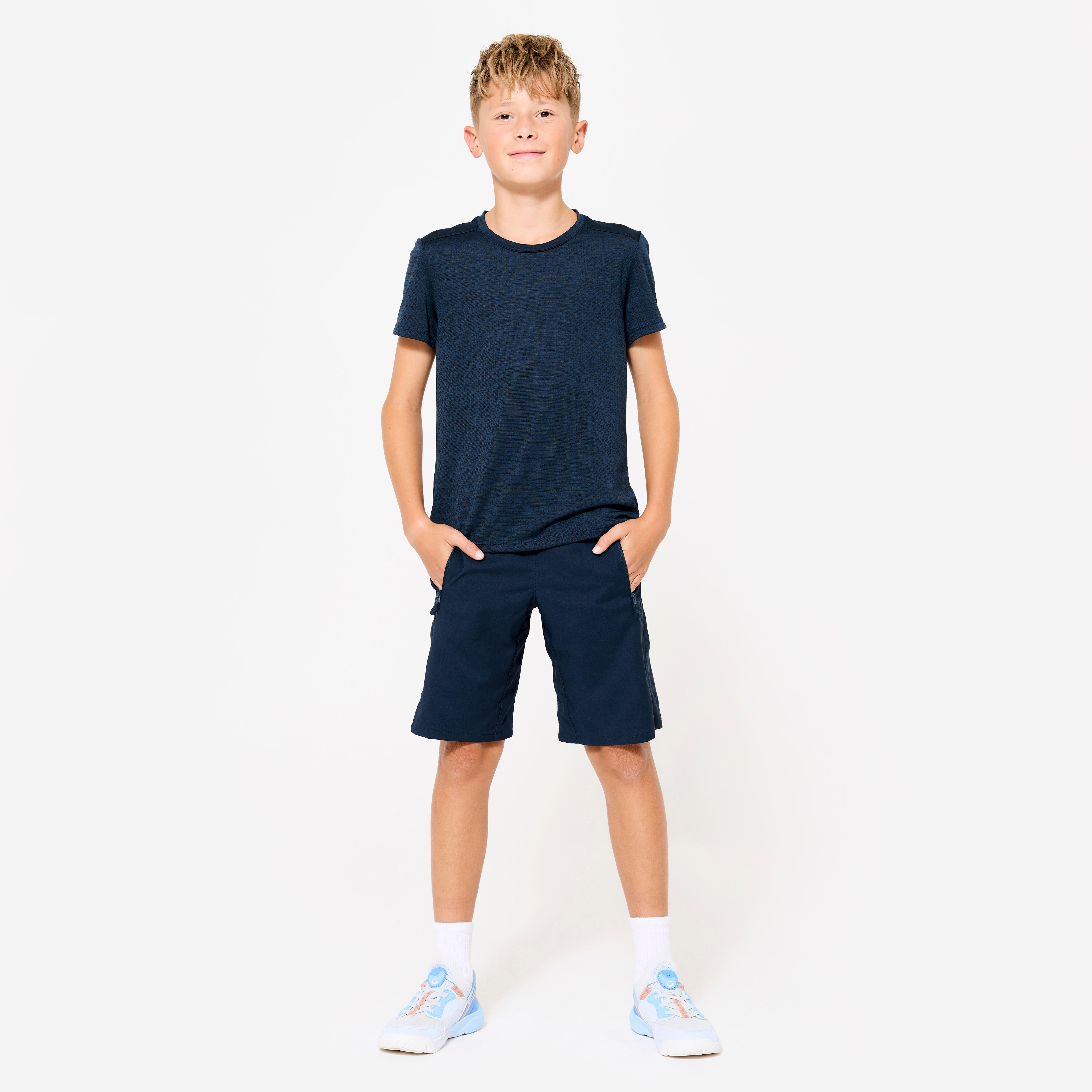 Kids' Synthetic Breathable T-Shirt, S 500