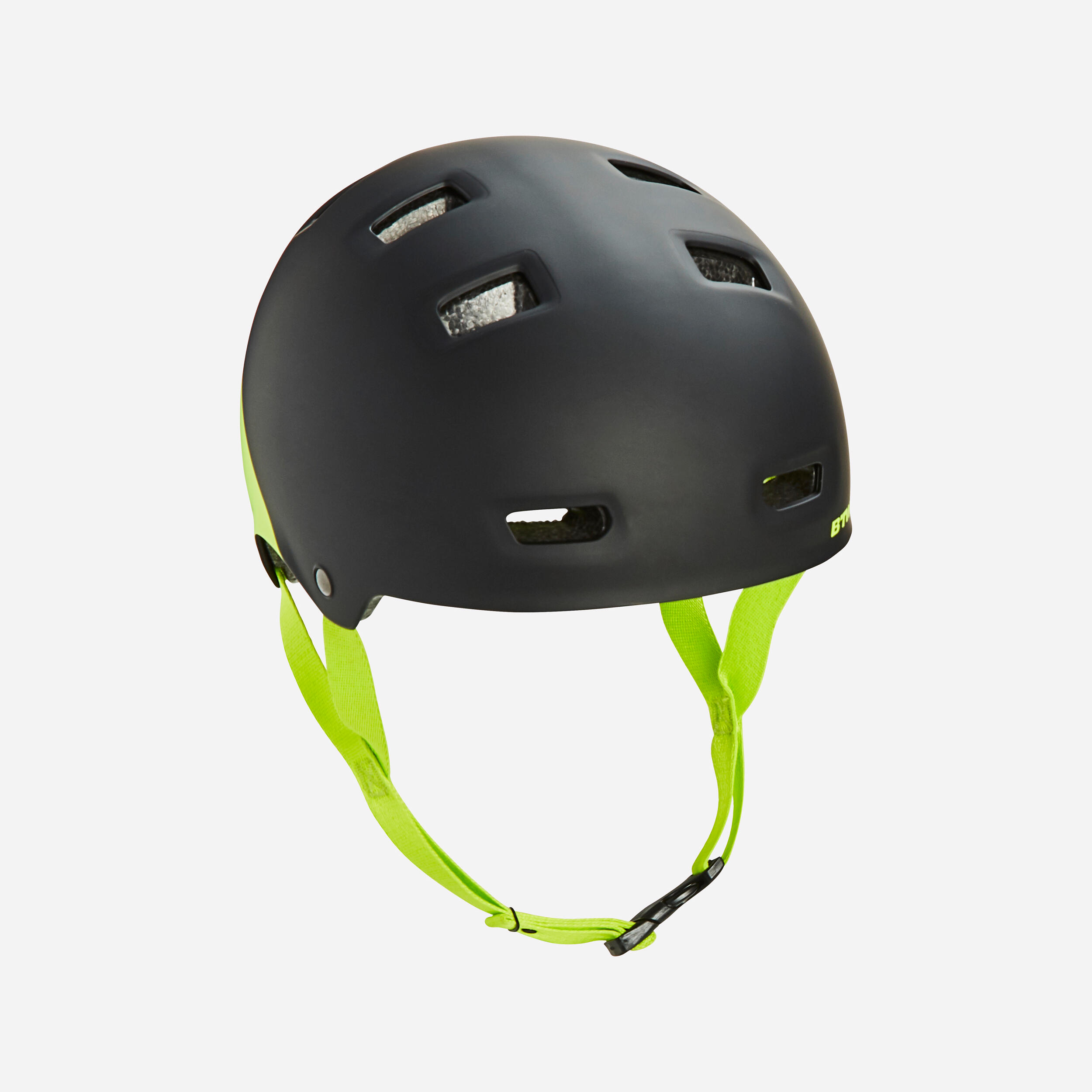 Kids' Bike Helmet - 520 Black/Yellow
