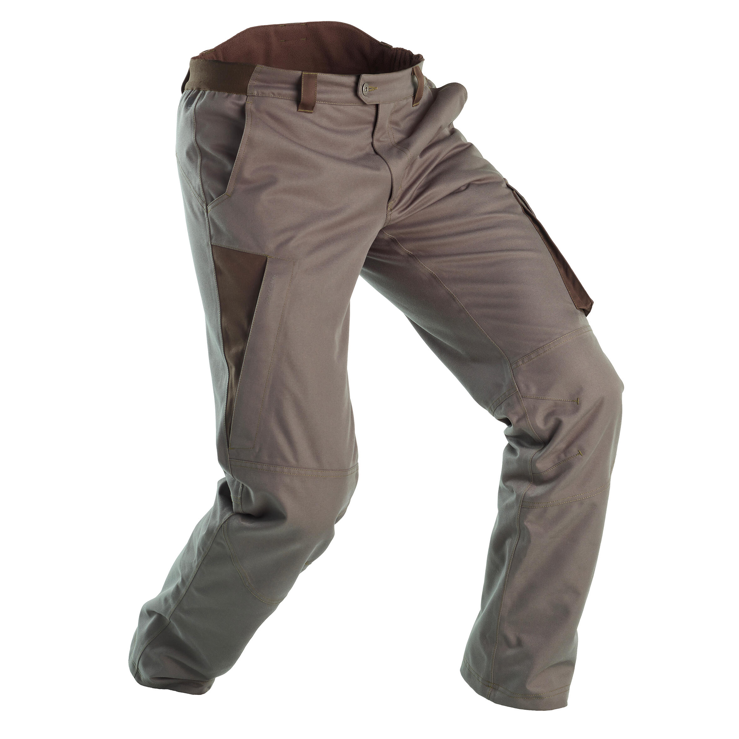 Hunting Warm Waterproof Pants - 500 Green
