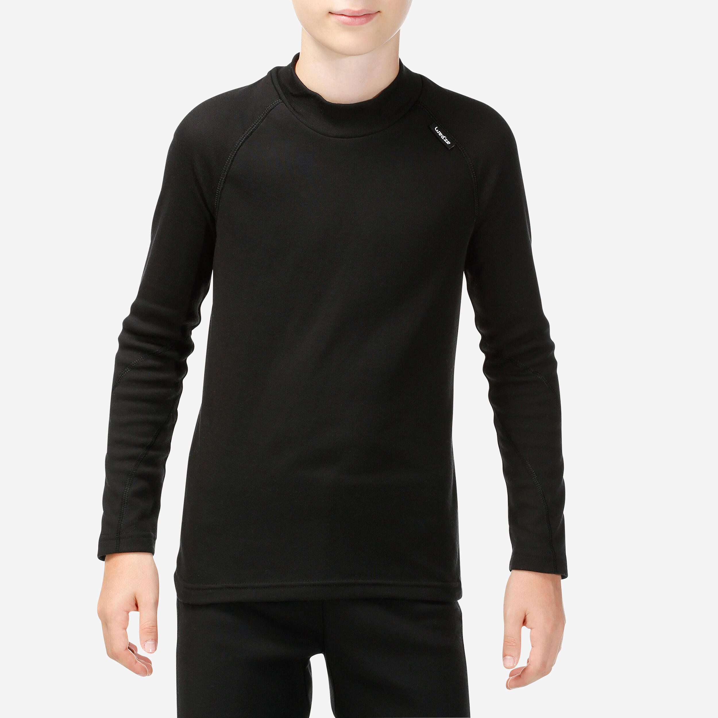 Kids' Ski Base Layer Top - BL 100 Black