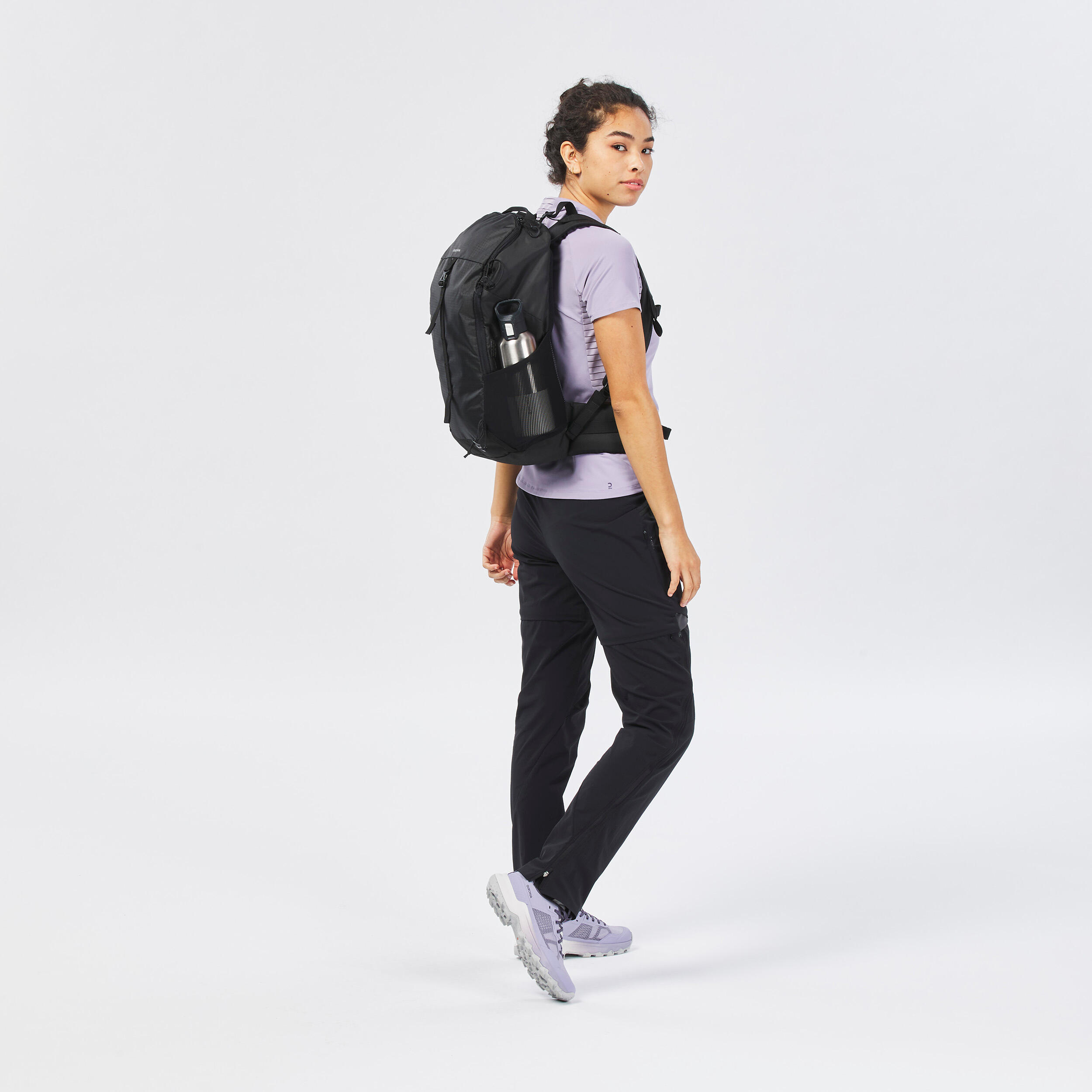 Hiking Backpack 20 L - MH 100 Black
