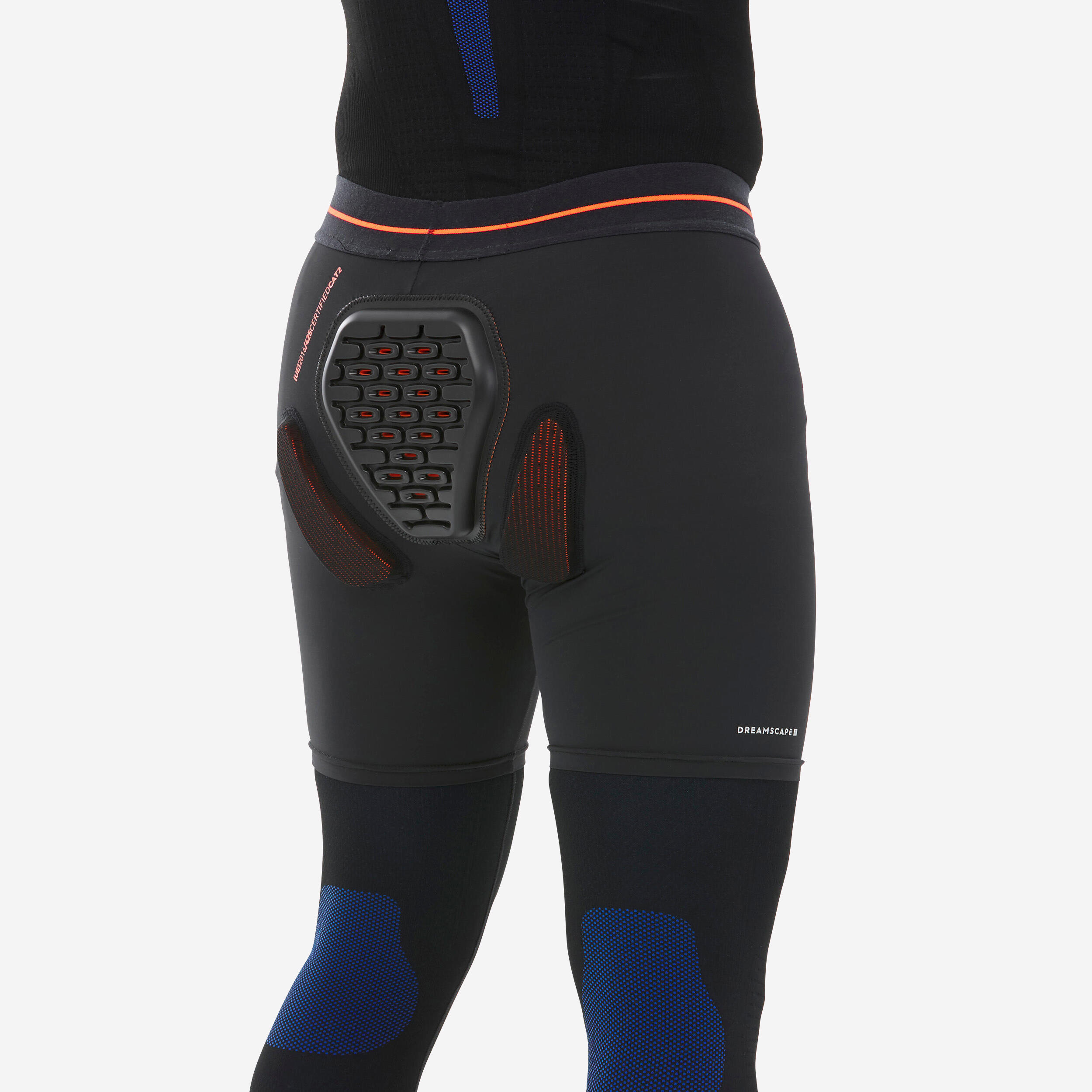 Ski & Snowboard Protective Shorts - DSH 100 Black