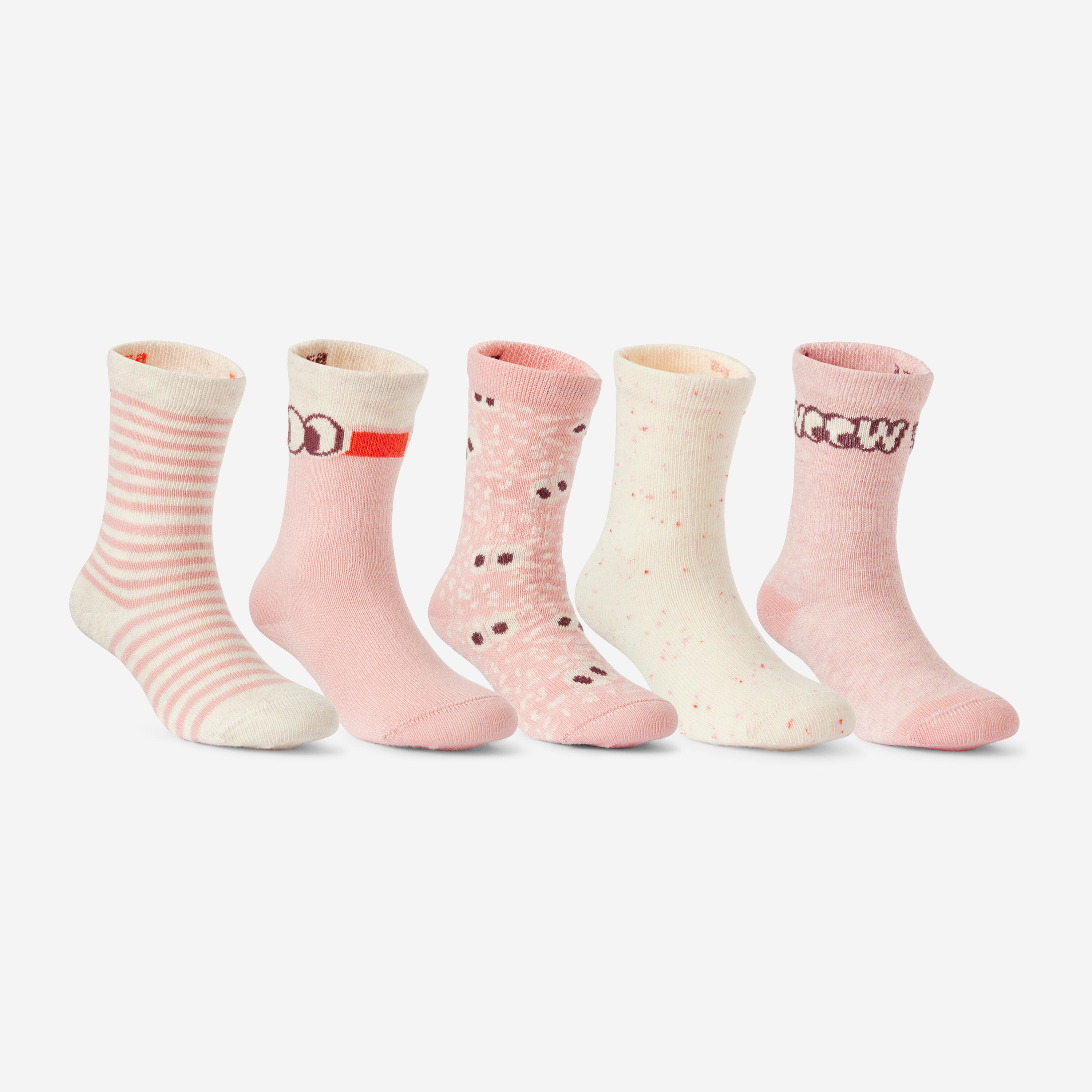 Kidsâ Mid-High Socks 5-Pack