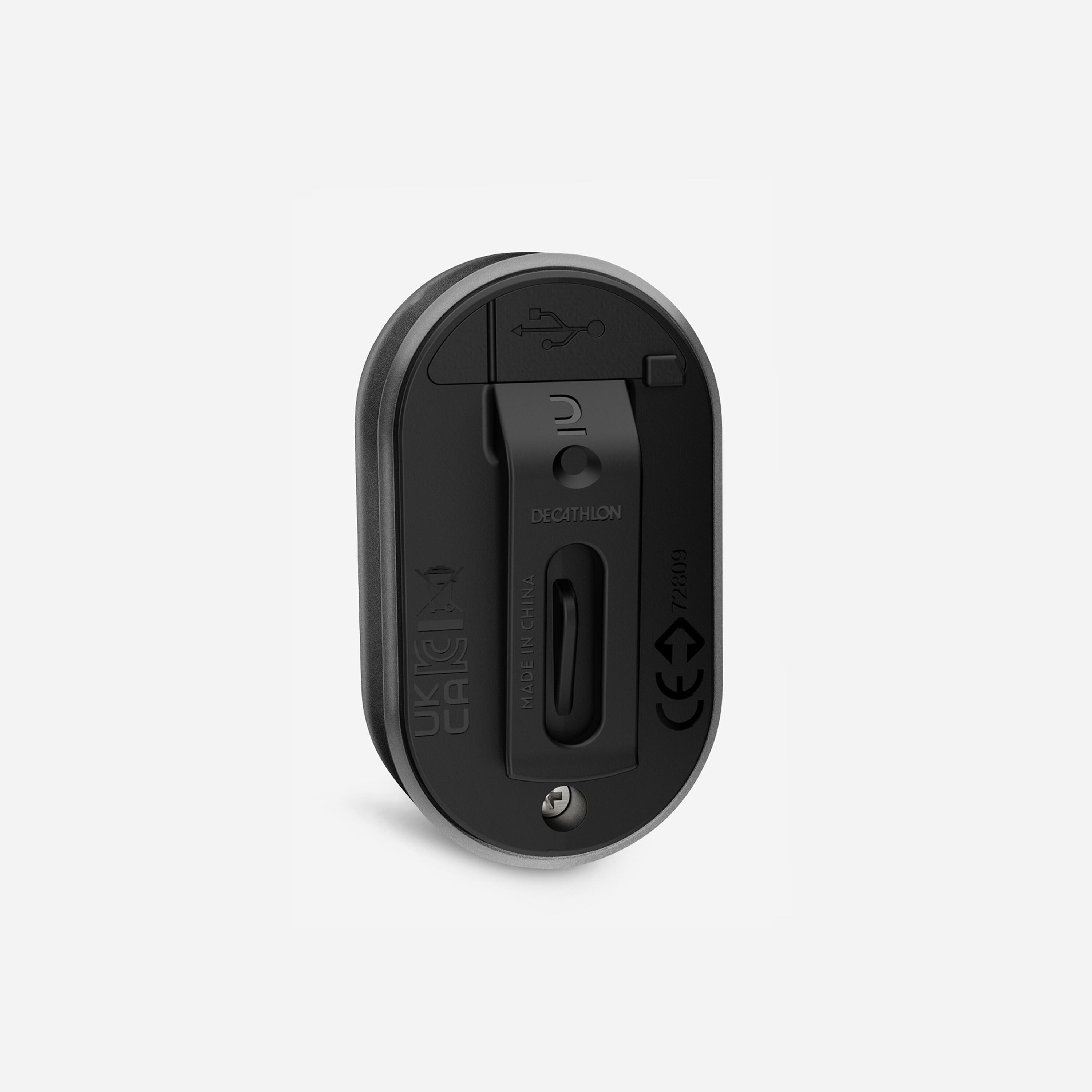 Front/Rear USB Clip Bike Light - SL 510 Black