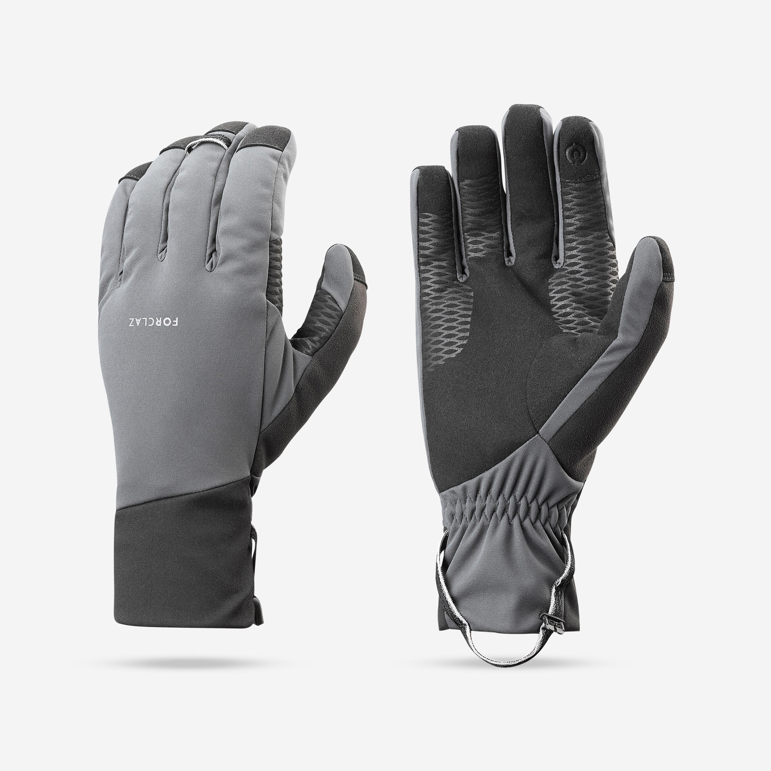 Windproof Hiking Gloves - MTÂ 900 Grey