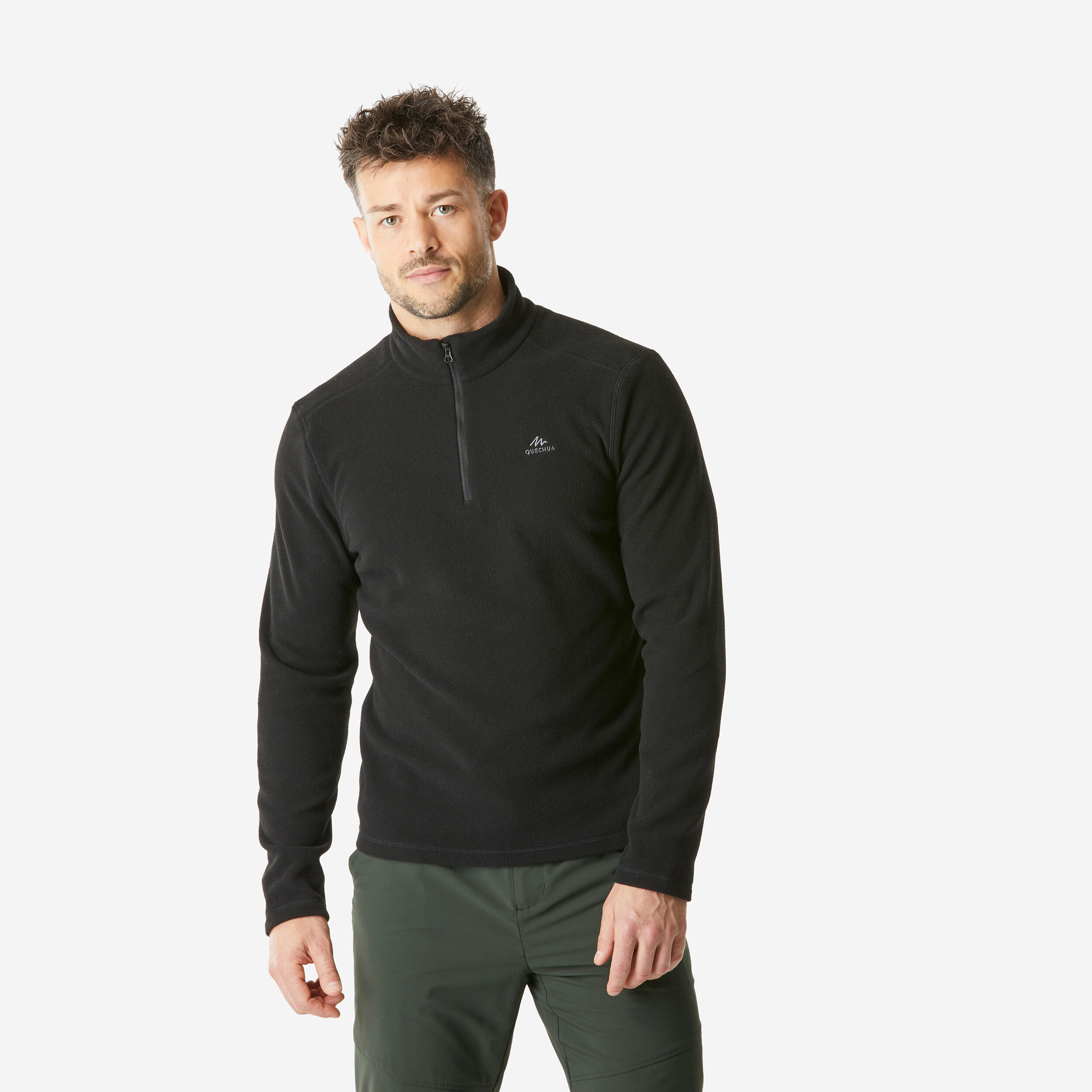 Men's Fleece Hiking Sweater â MH 100