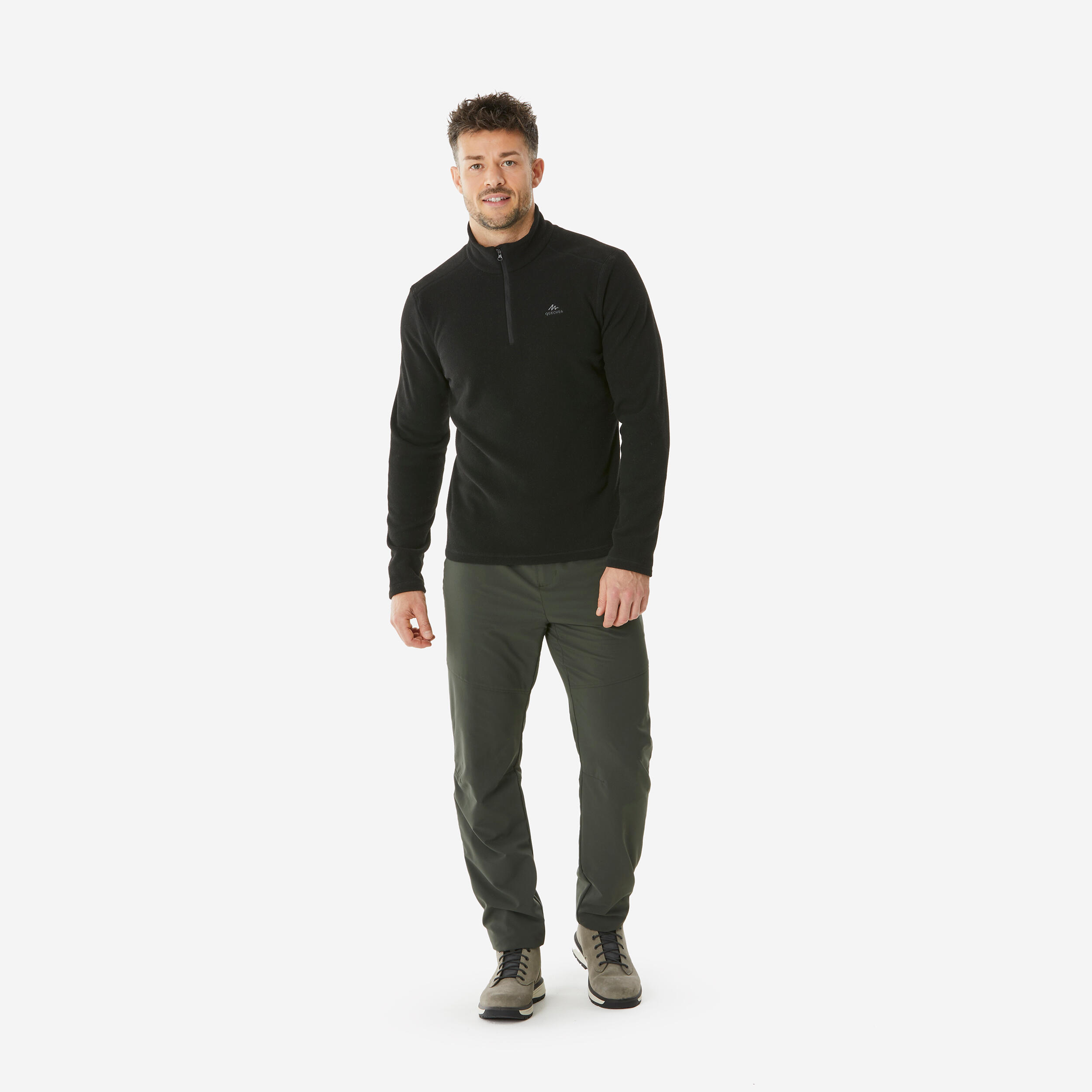 Men's Fleece Hiking Sweater â MH 100