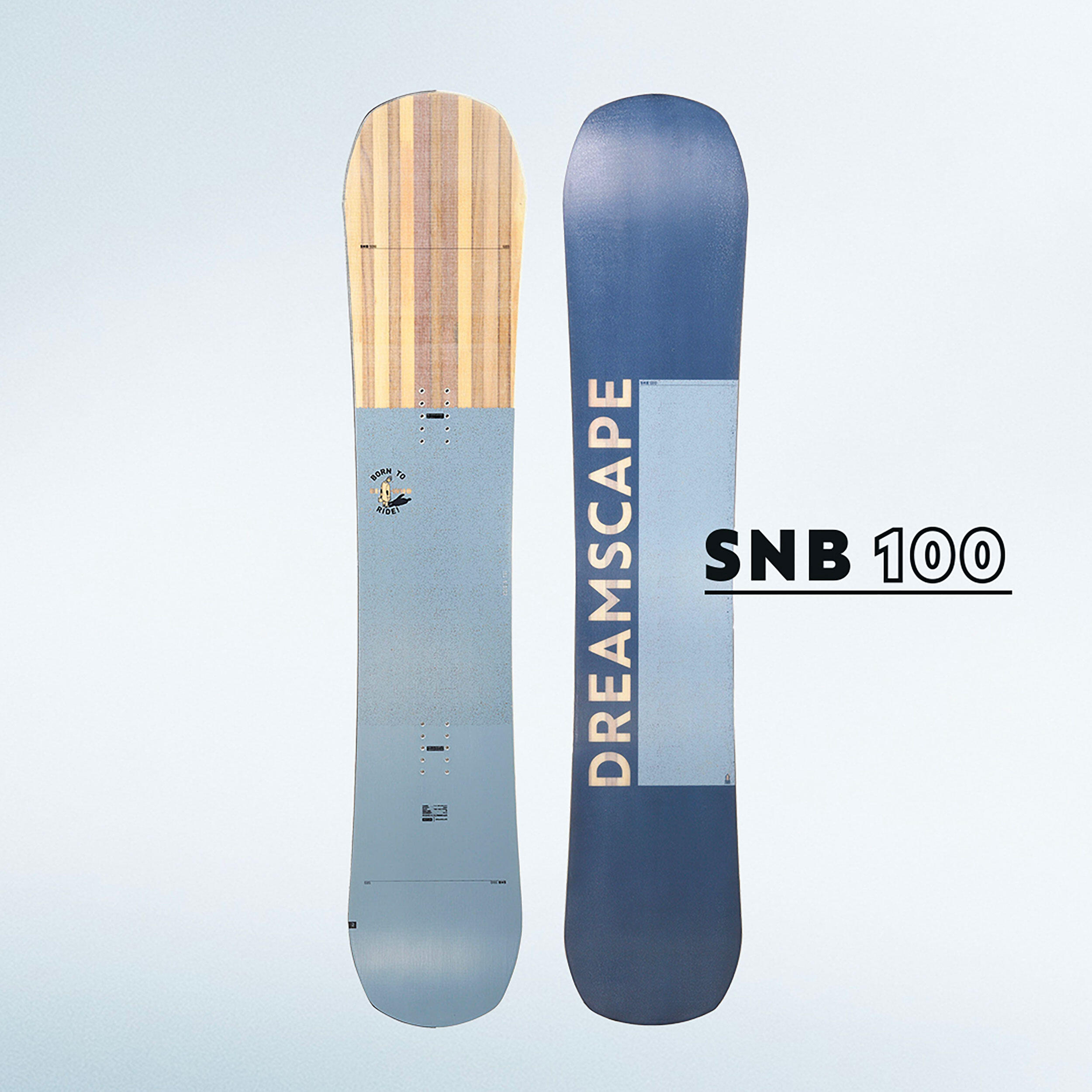 Men's All-Mountain and Freestyle Snowboard â SNB 100