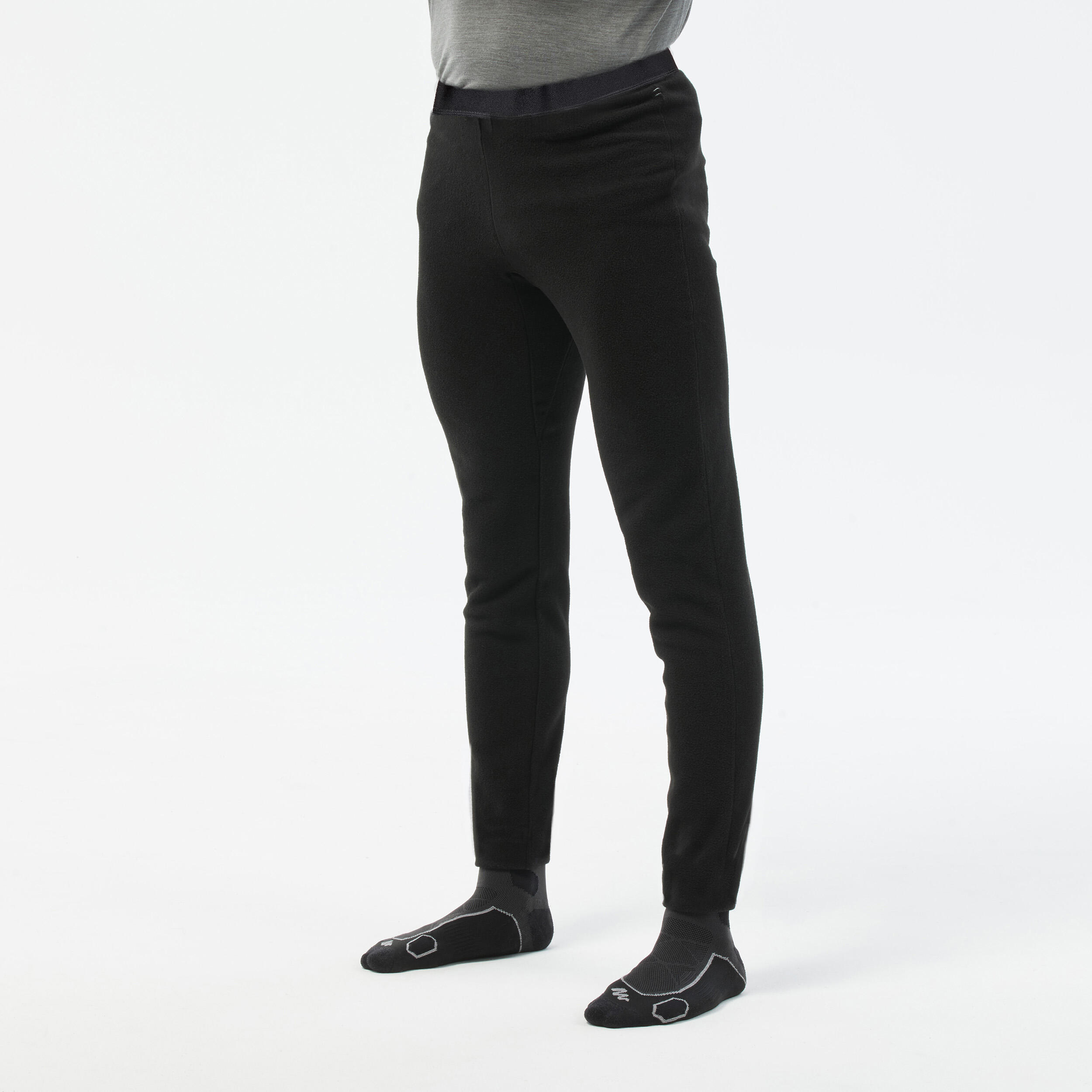 Menâs Fleece Hiking Tights - MH 100