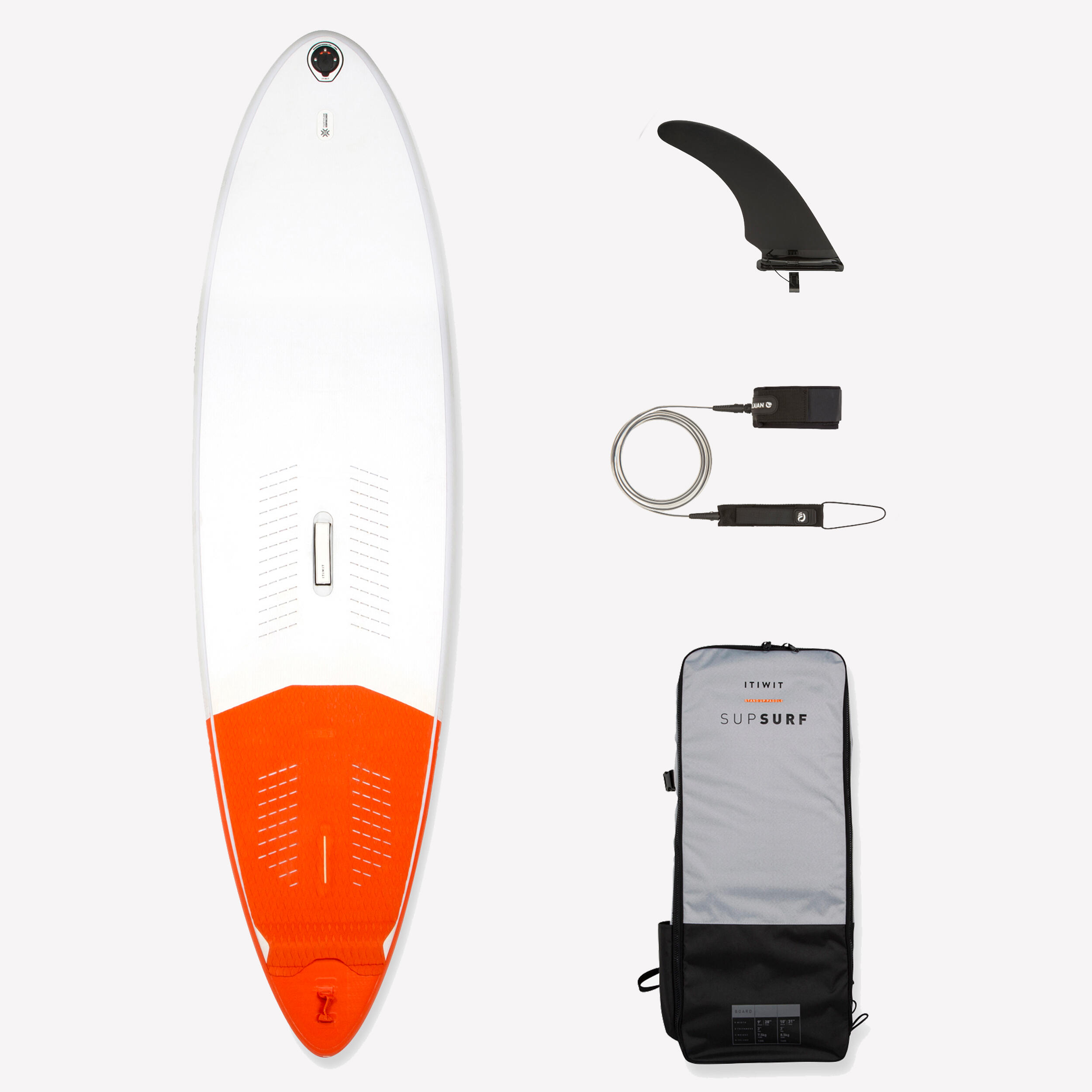 Inflatable Paddle Board - 500 Blue/Orange