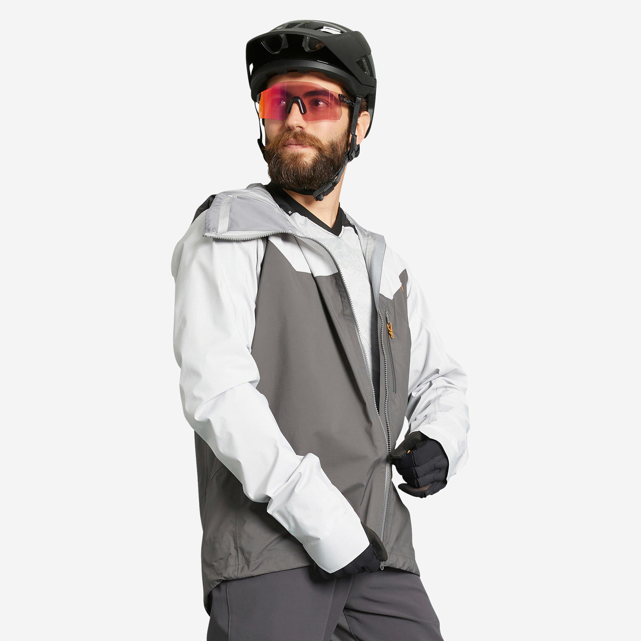 Mountain Bike Waterproof Jacket, Storm