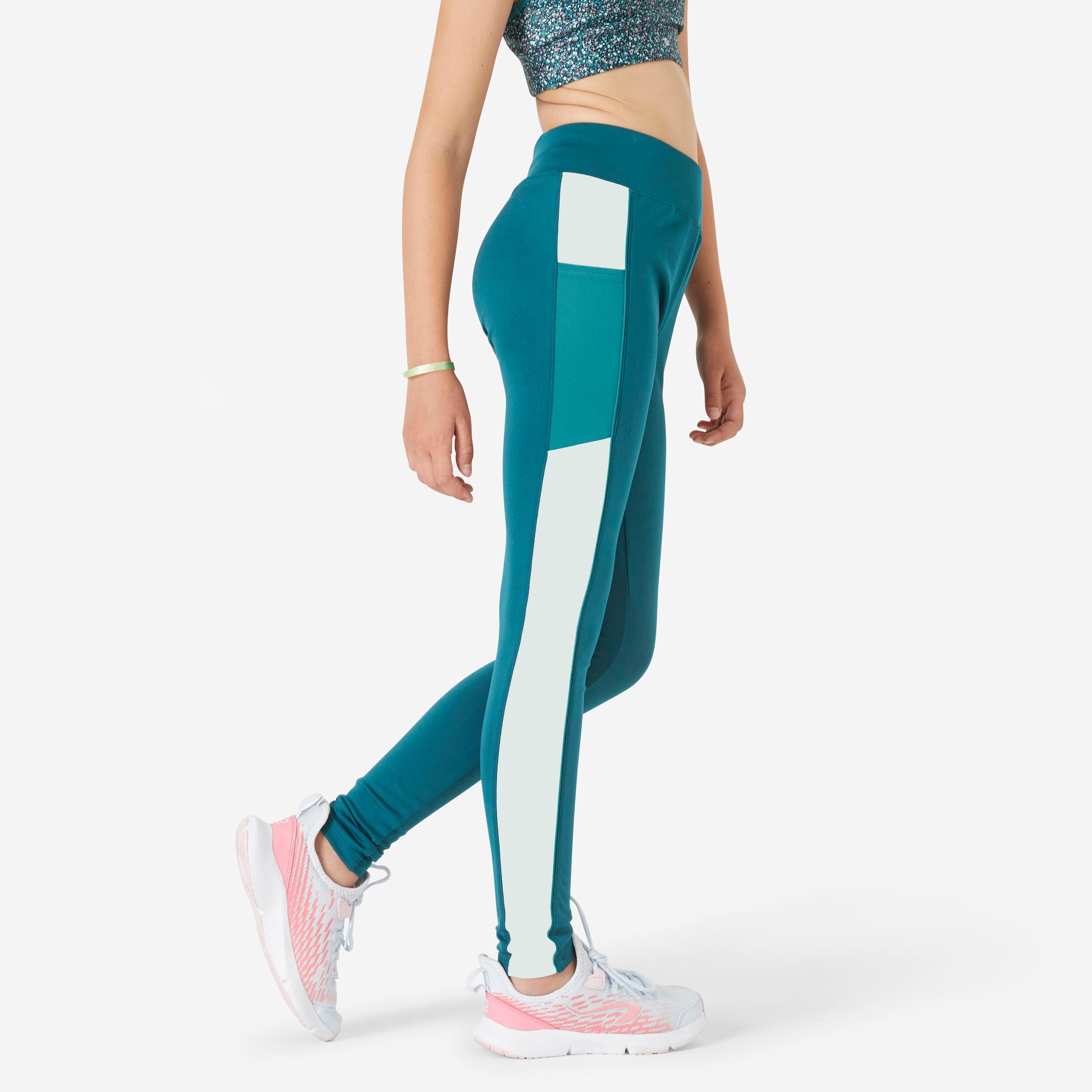 Kids' High-Waisted Leggings - S 500