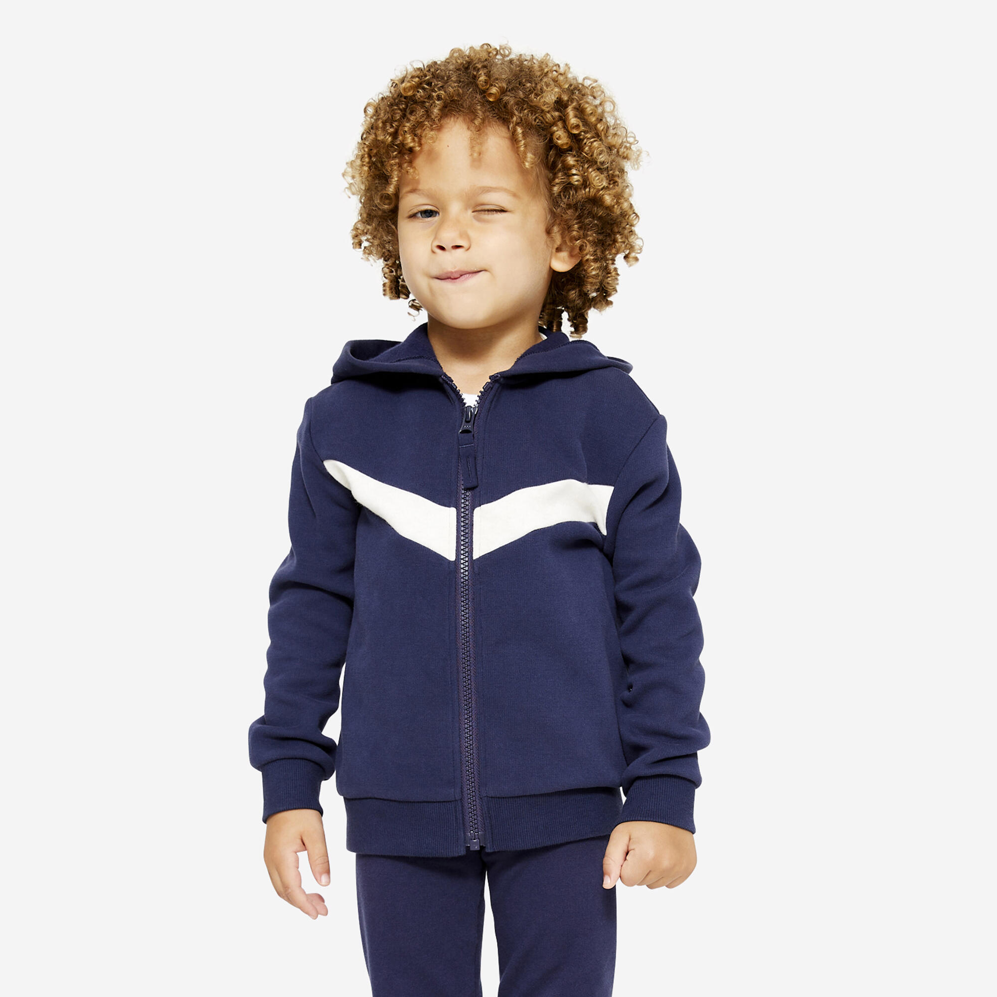 Kidsâ Zippered SweatshirtÂ -Â Blue