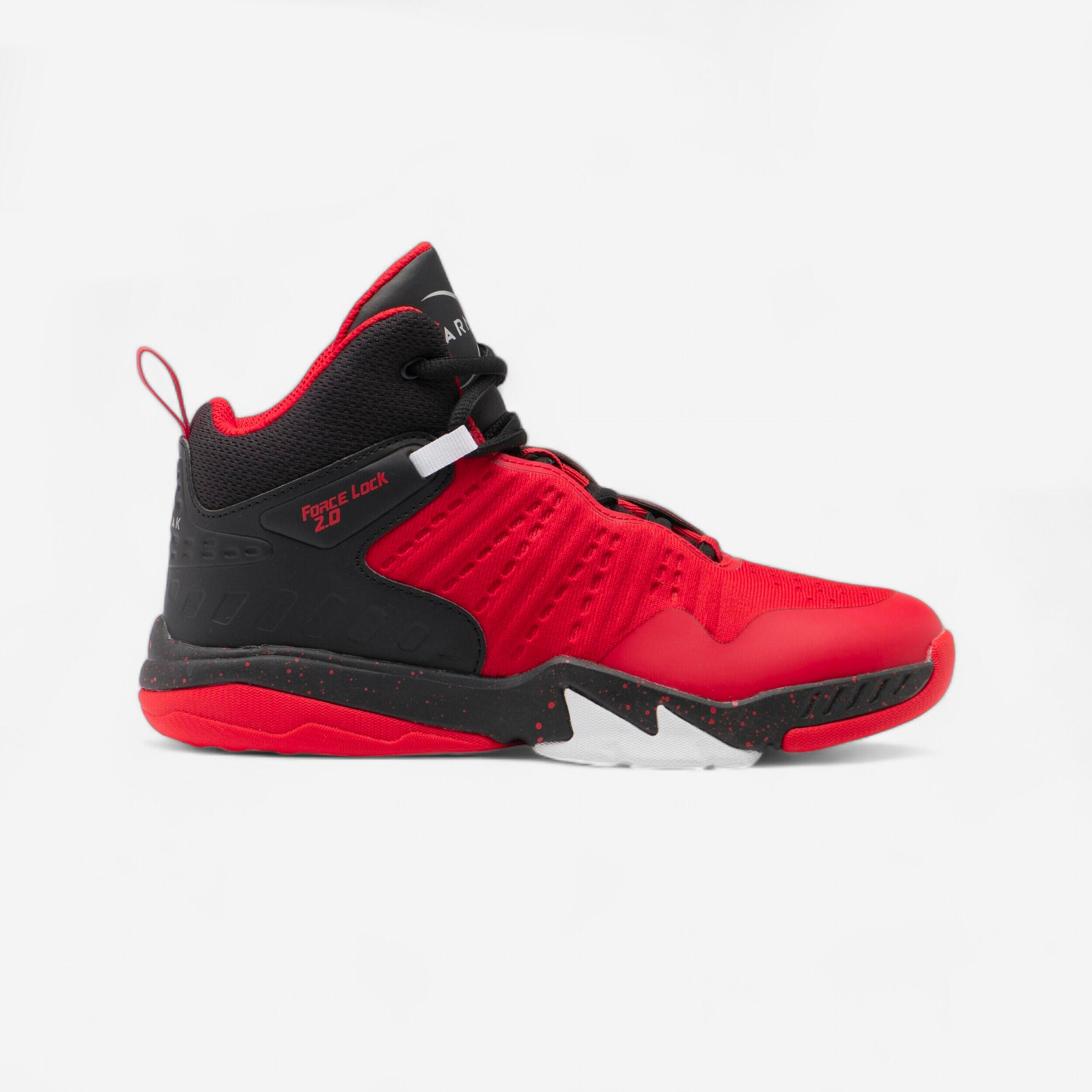 Kids' Intermediate Basketball Shoes - SS 500 Red