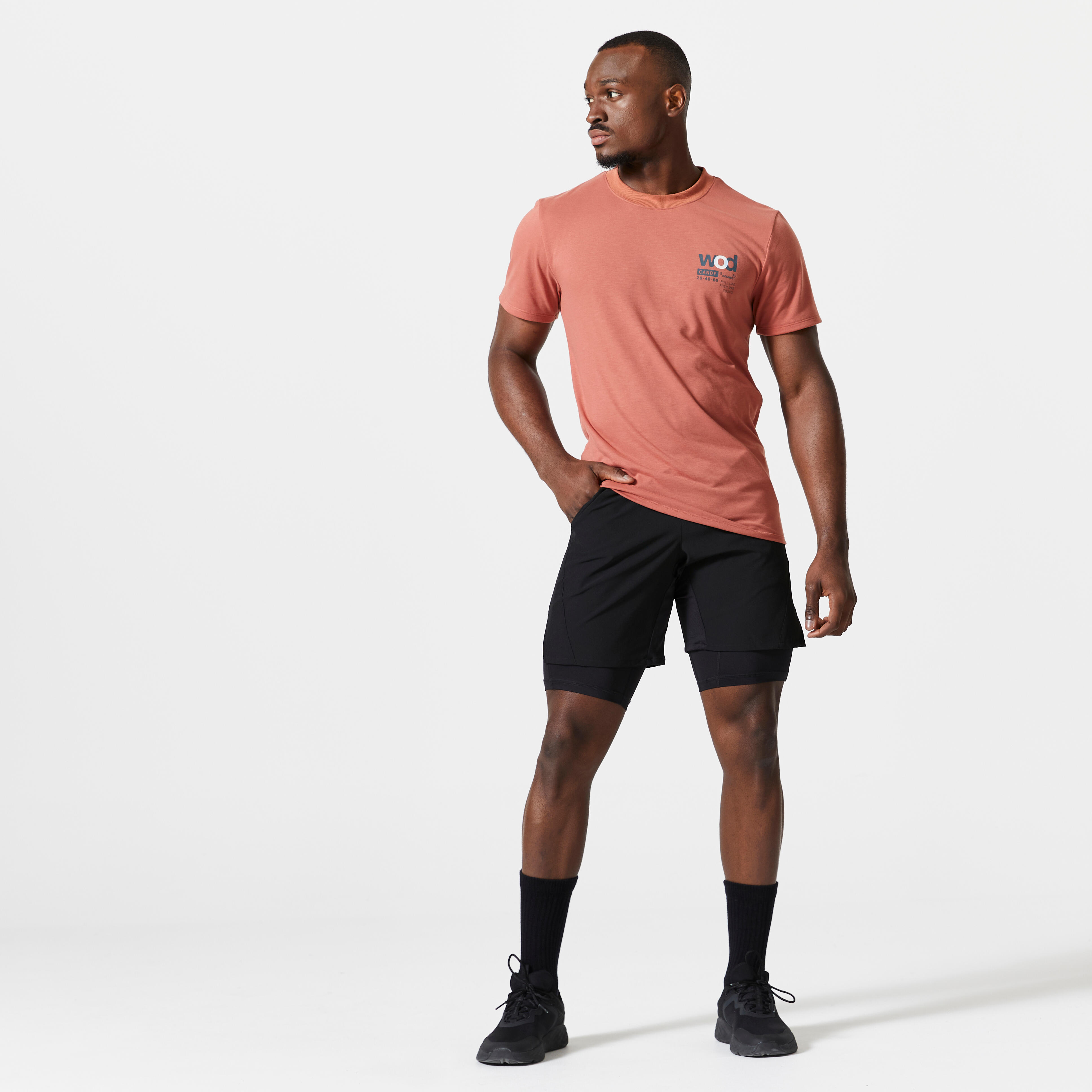 Men's Zip Pocket Breathable 2-in-1 Shorts â 500
