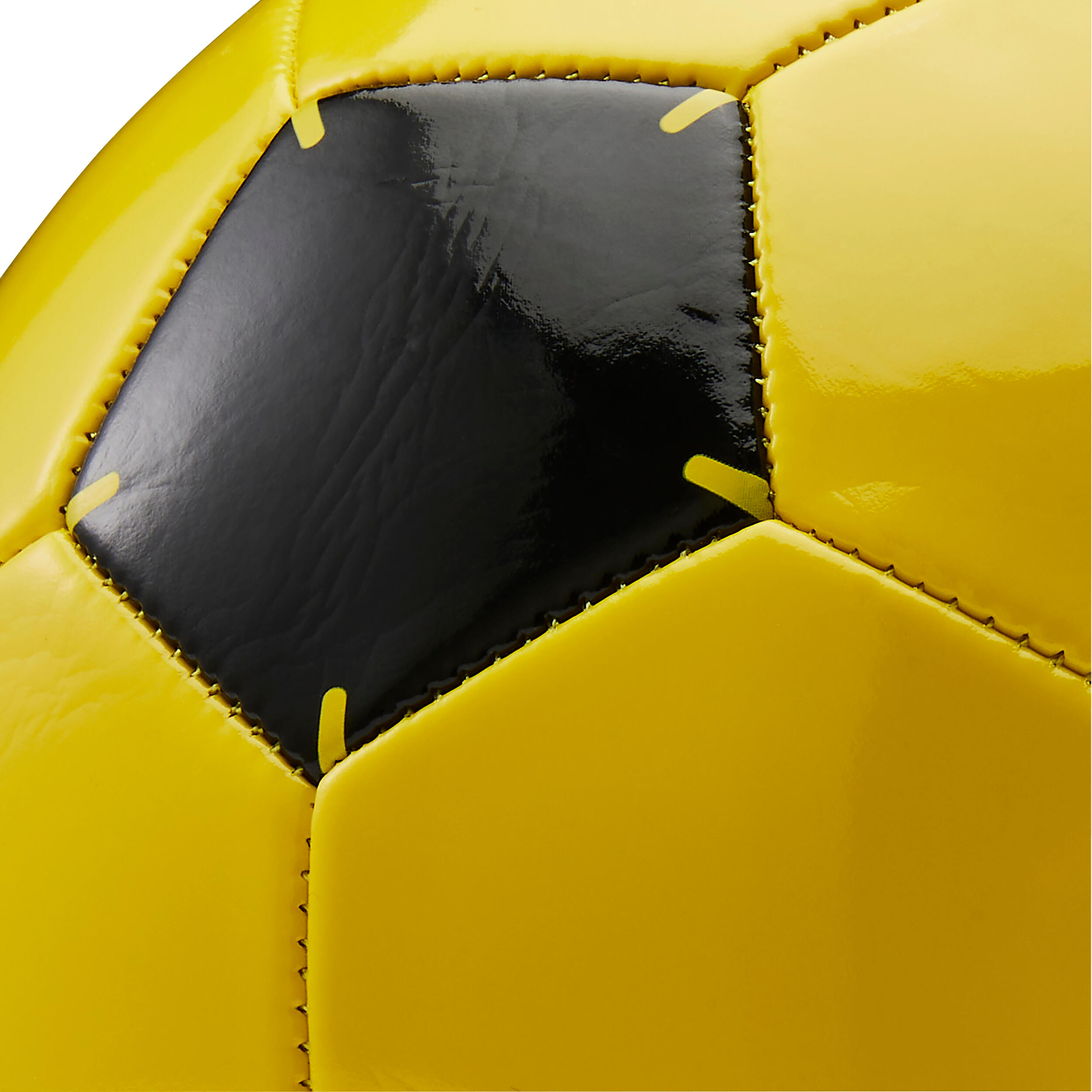 Kids' Size 5 Soccer Ball - First Kick Yellow
