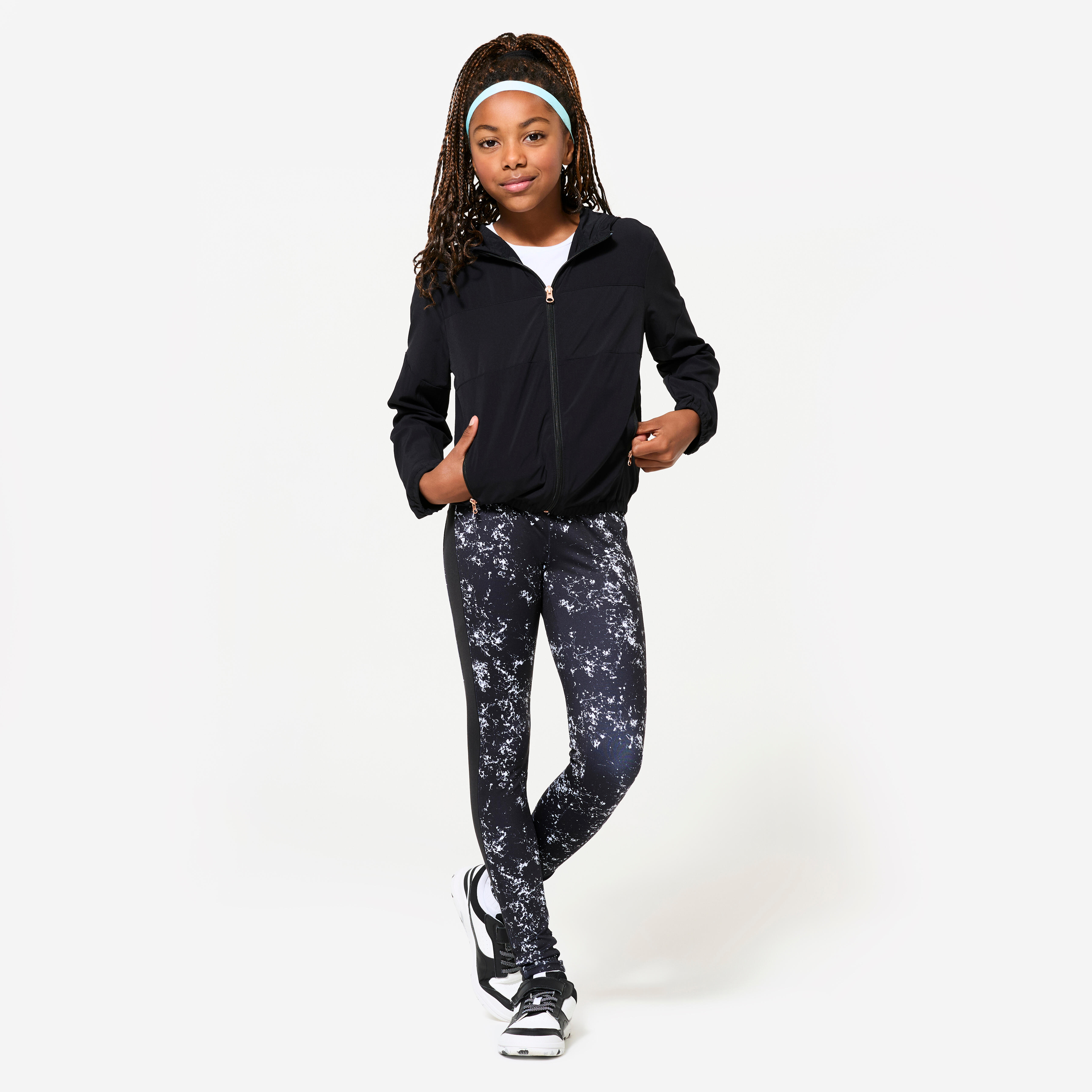 Kids’ Breathable Fitness Jacket - Black
