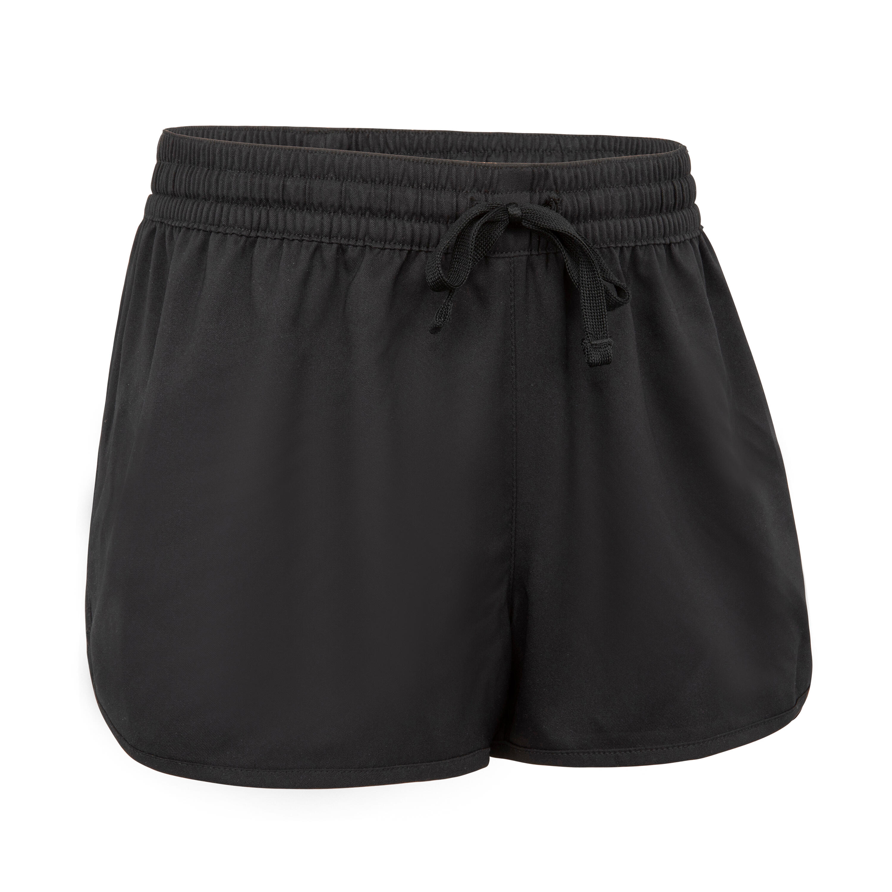 Girlsâ Surfing Boardshorts - 100 Katy Black