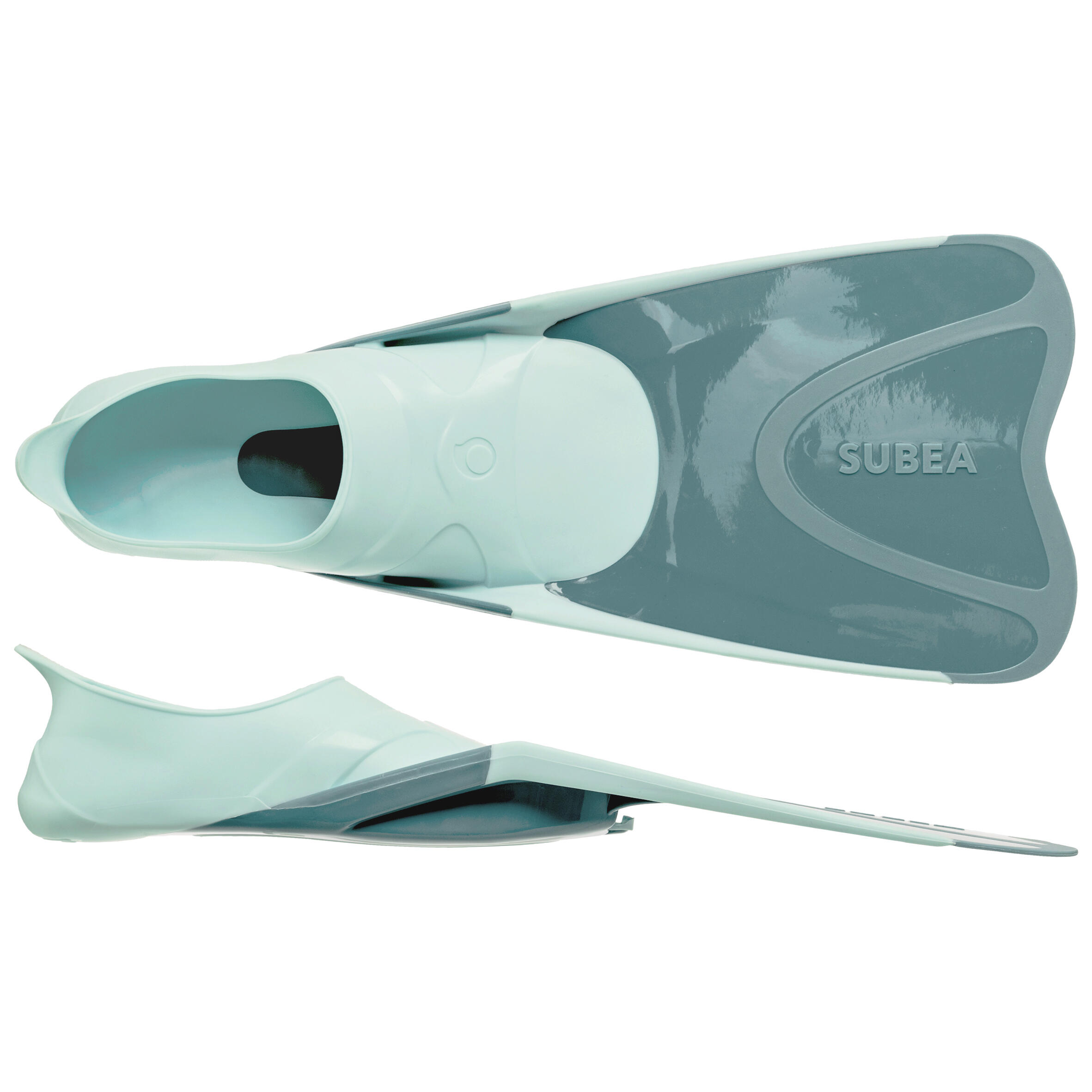 Kids' Snorkelling Fins - FF 100 Green