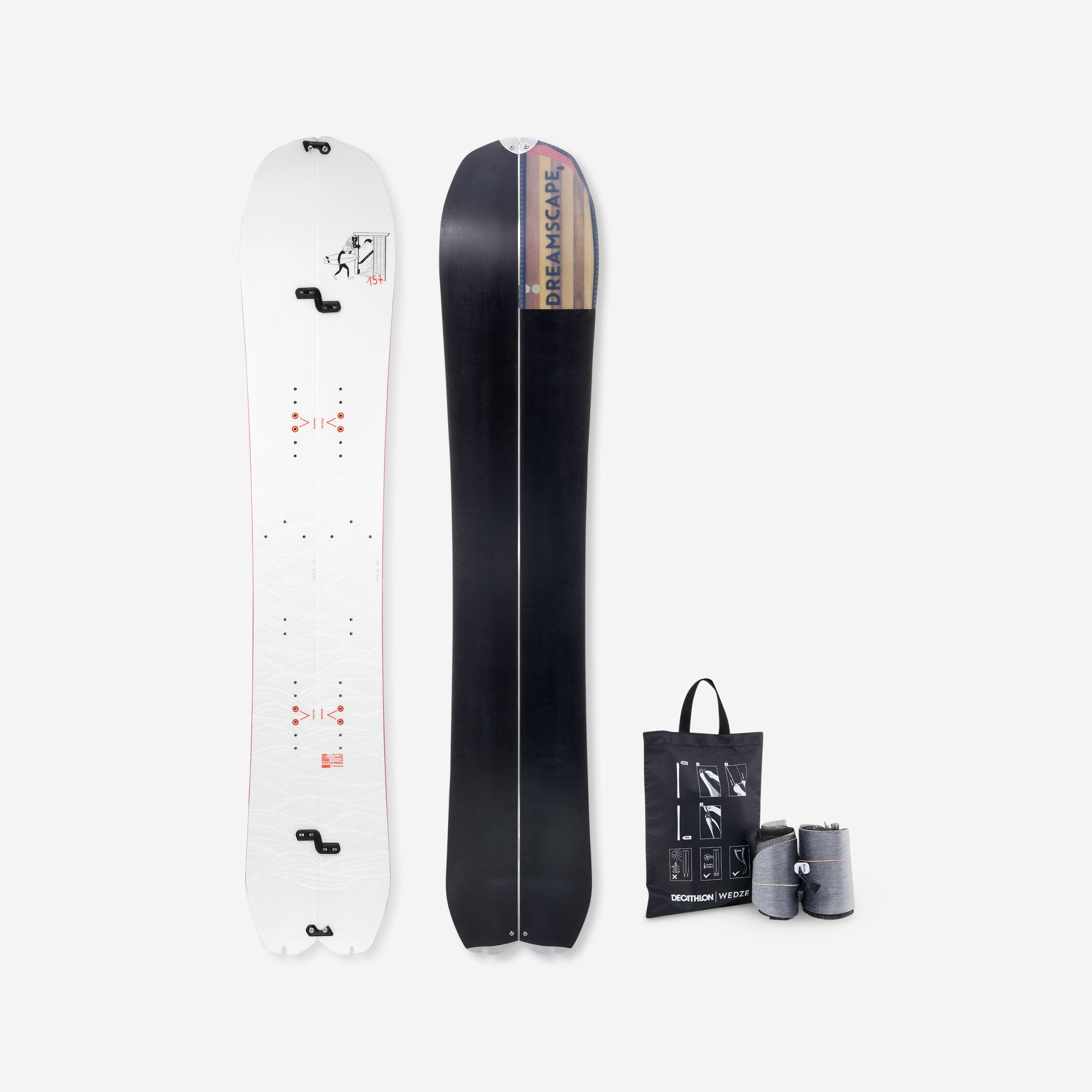 Snowboard Splitboard with Skins â 500