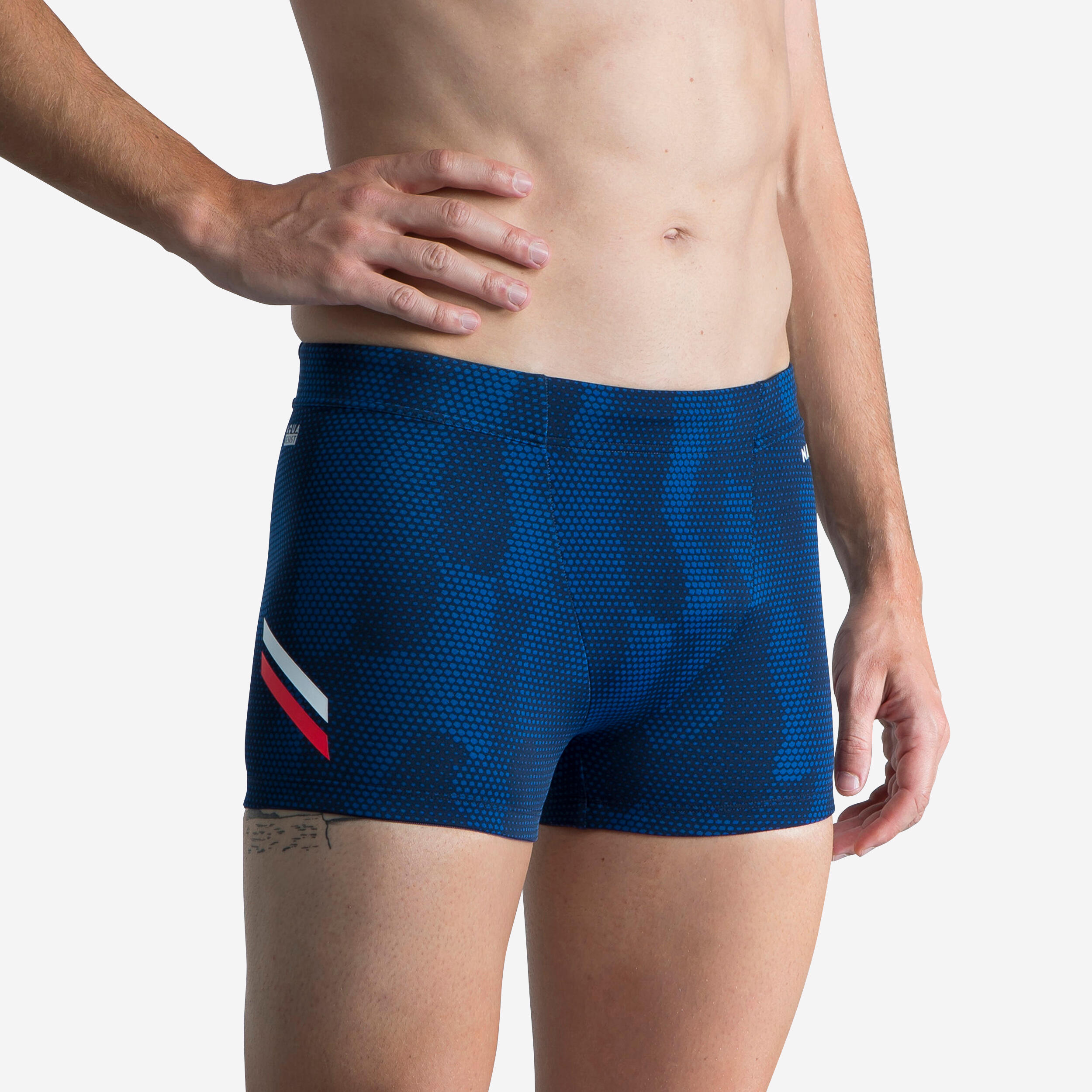 Menâs Fitted Swimsuit â 500 Fiti