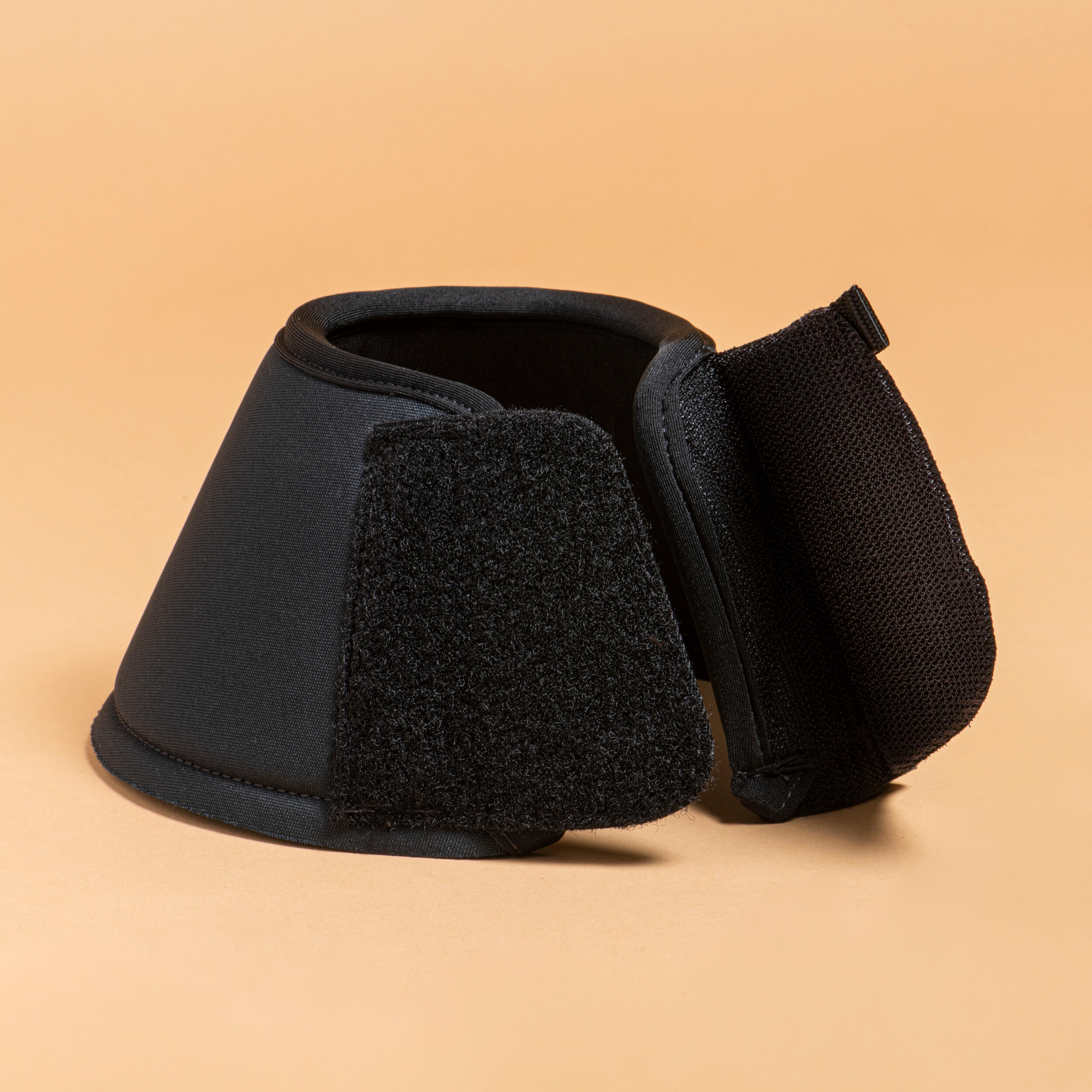 Horse Riding Neoprene Overreach Boots Twin-Pack for Horse & Pony - 100 Black