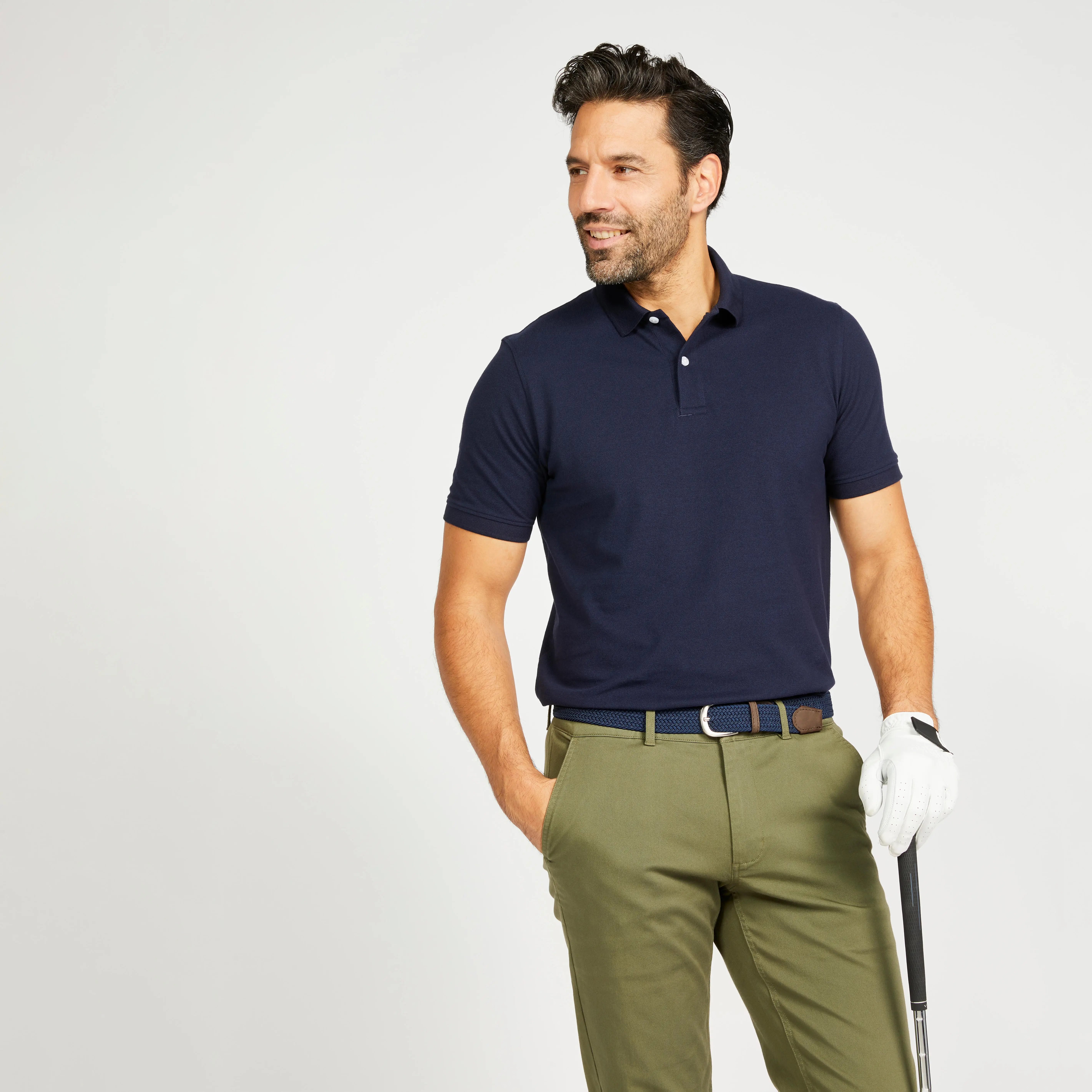 Men's Cotton Short-Sleeved Golf Polo Shirt, MW 500
