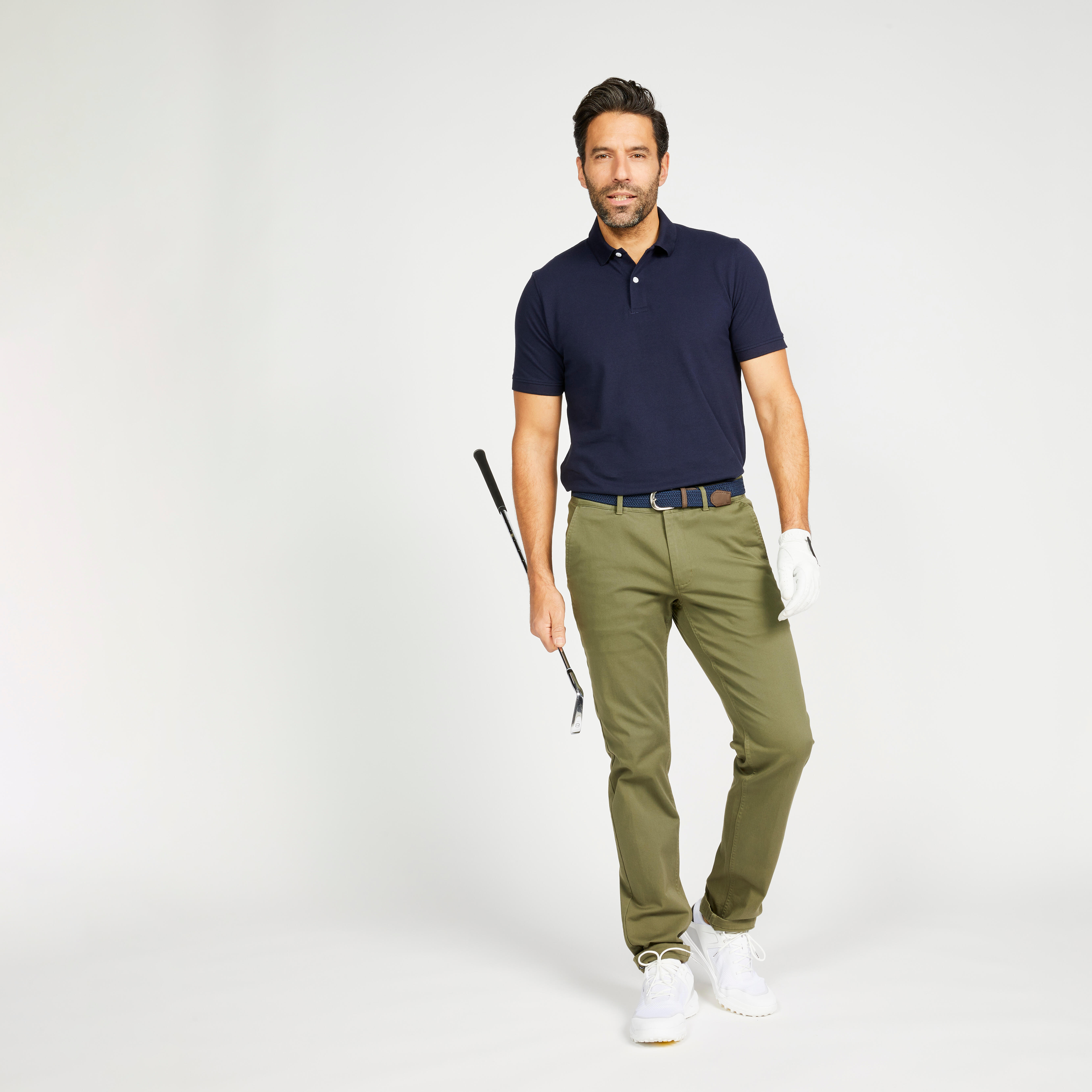 Men's Cotton Short-Sleeved Golf Polo Shirt, MW 500