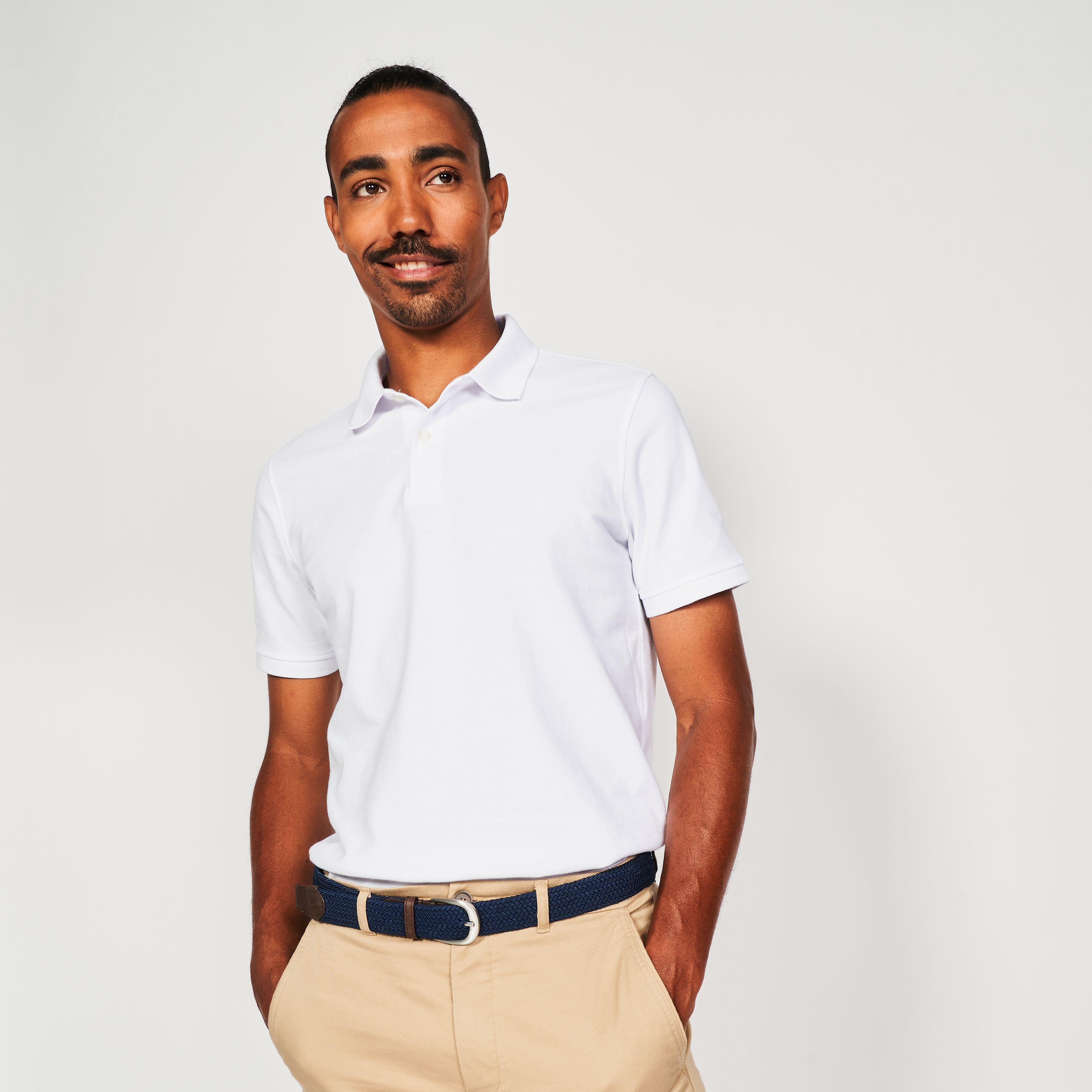 Men's Cotton Short-Sleeved Golf Polo Shirt, MW 500